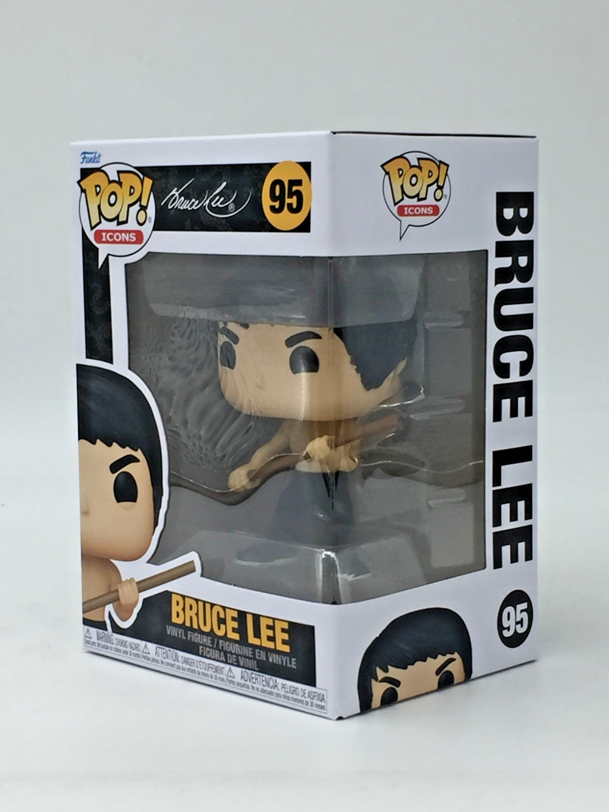 Funko Pop! Icons Bruce Lee #95 With Pop Protector