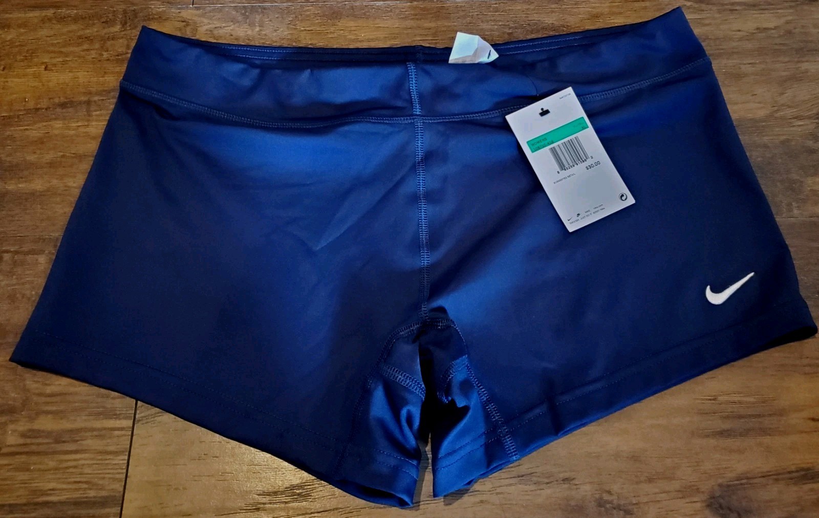 Nike Dri-Fit Volleyball Compression Shorts Women's XL Dark Navy New