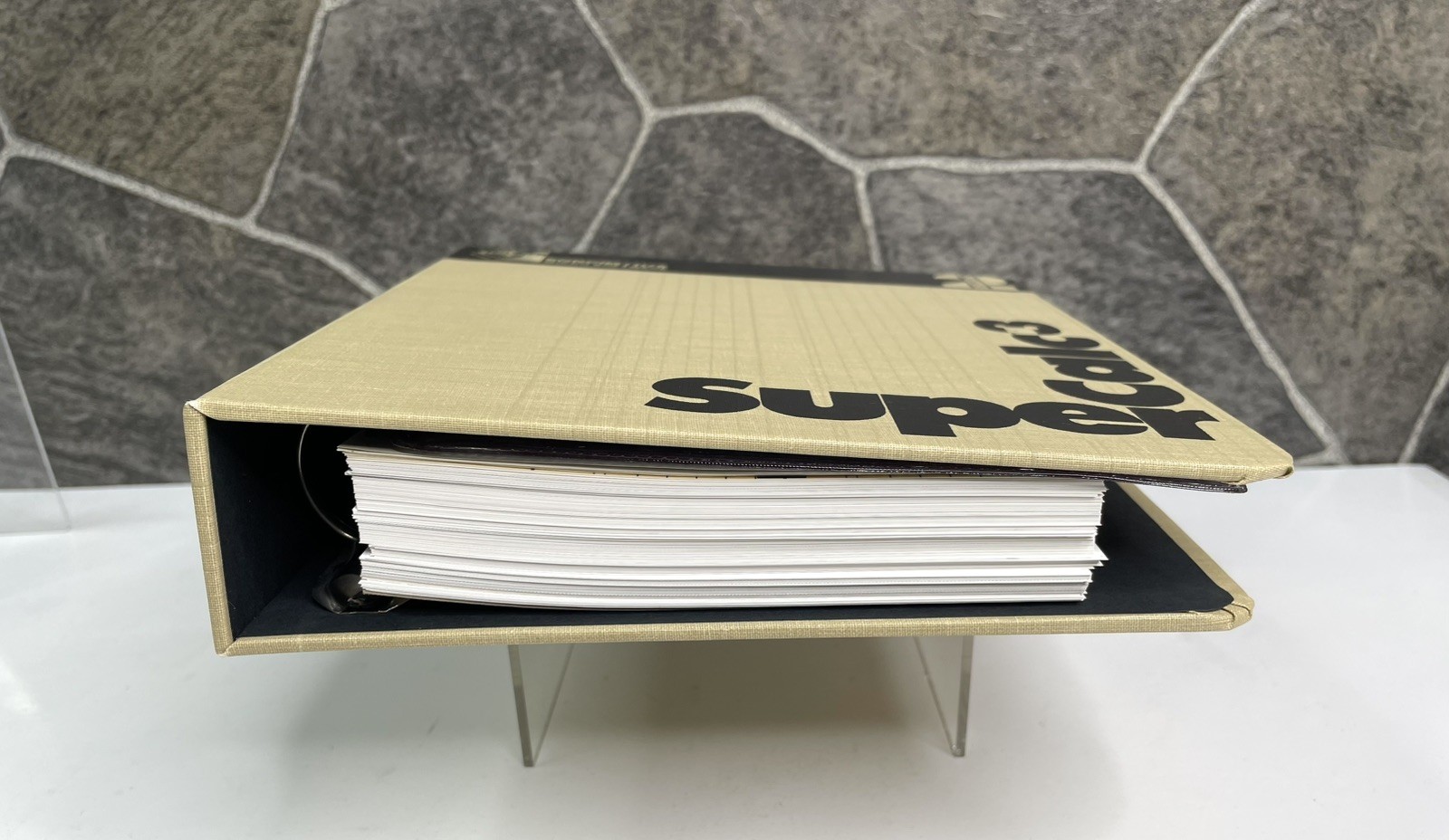 SORCIM SuperCalc3 DOS 1984-1985 Release 2 Guide Manual Binder *MISSING FLOPPIES*