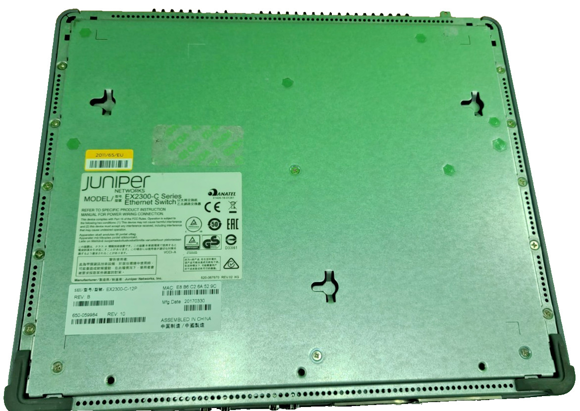 Juniper EX2300-C-12P 12 Port Ethernet Switch