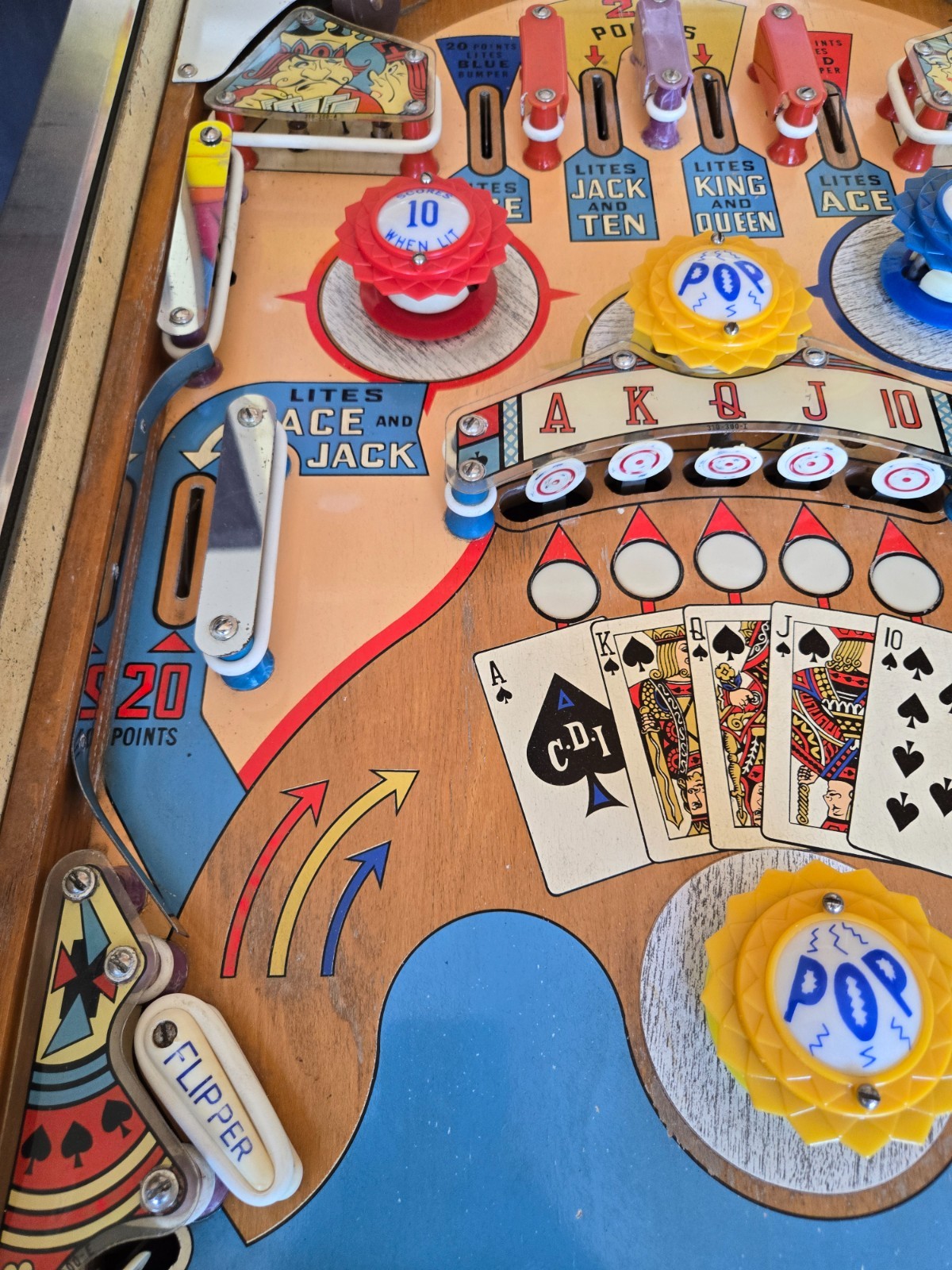 Refurbished Royal Flash Pinball Machine (Chicago Coin) 1964