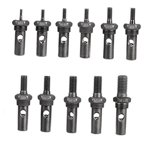 11Pcs Rivet Nut Tool Replacement Mandrels of WE882/WE889, Rivet Nut Tool