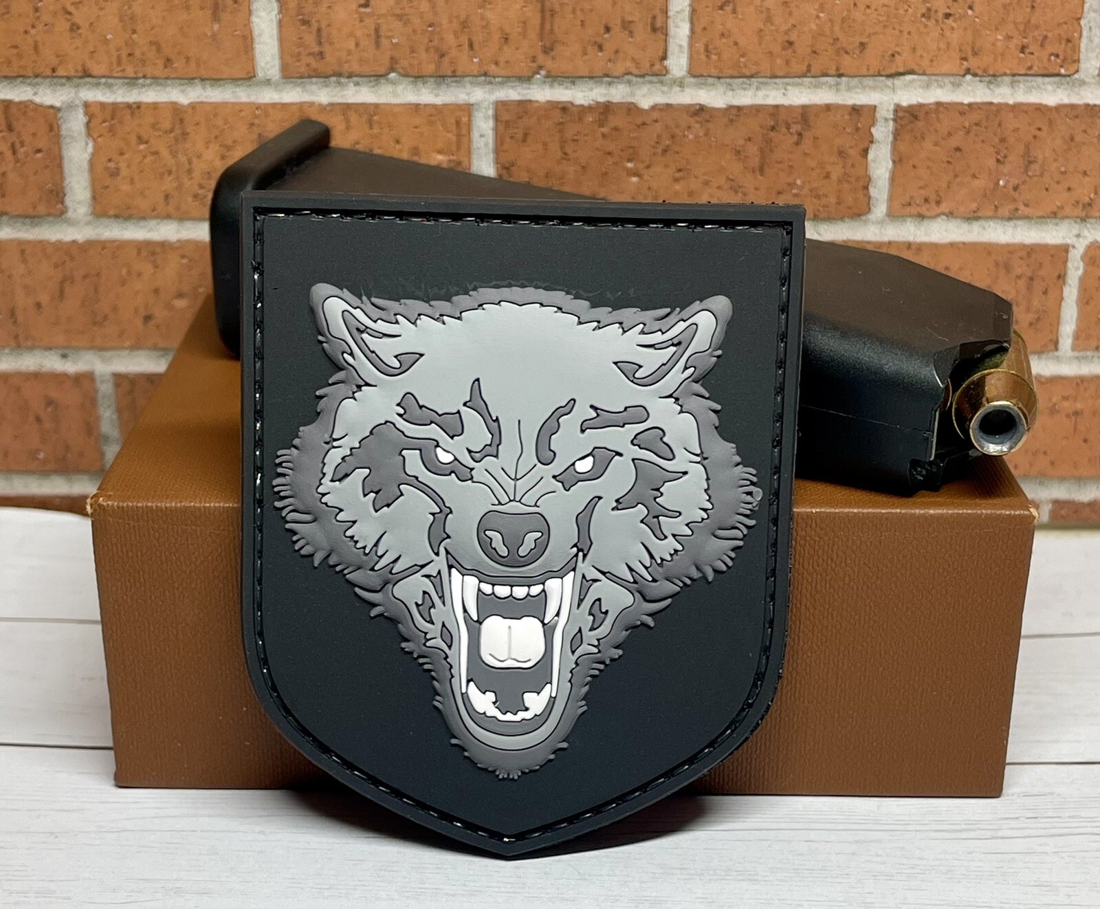Tactical PVC Patch - Wolf Patch - Hook Morale Gun Werewolf Patch