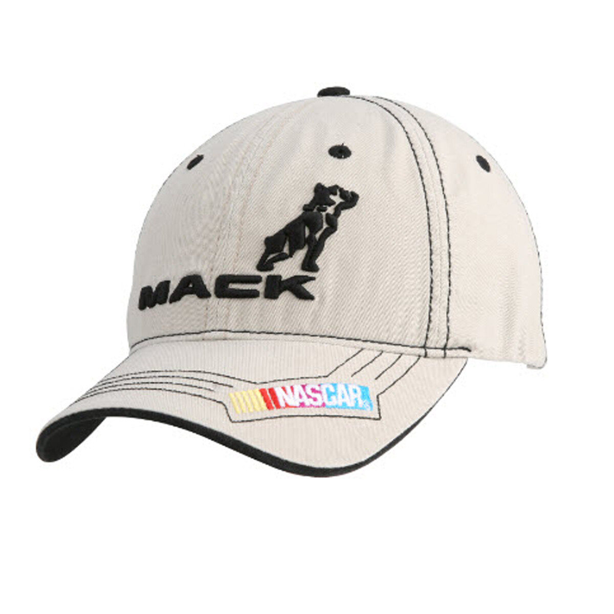 Mack Trucks Khaki Nascar Cap Official Hauler Contrast Stitch Hat