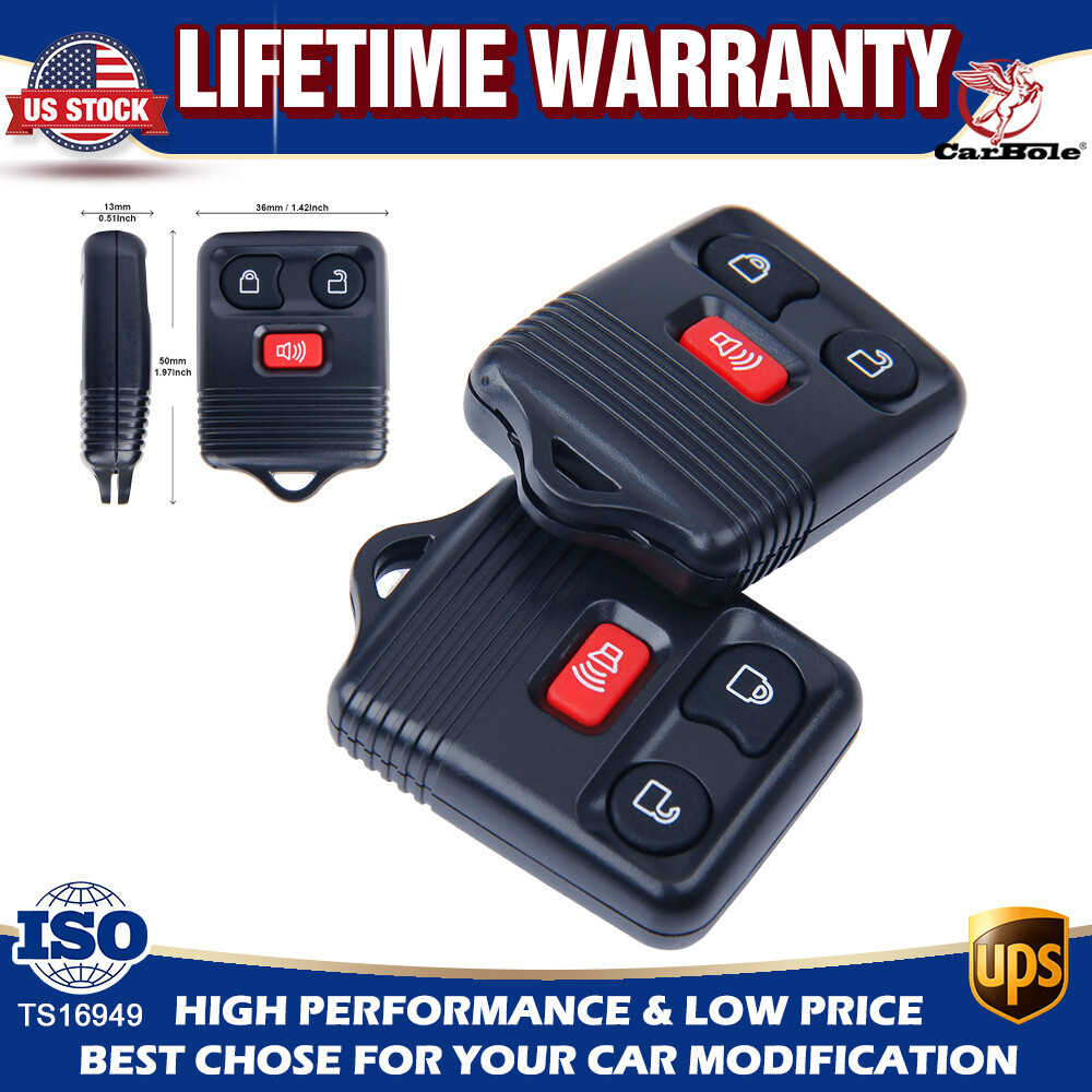 2Pcs Entry Remote Car Key Fob For Ford F150 F250 1999 2000 2001 2002 2003-2007