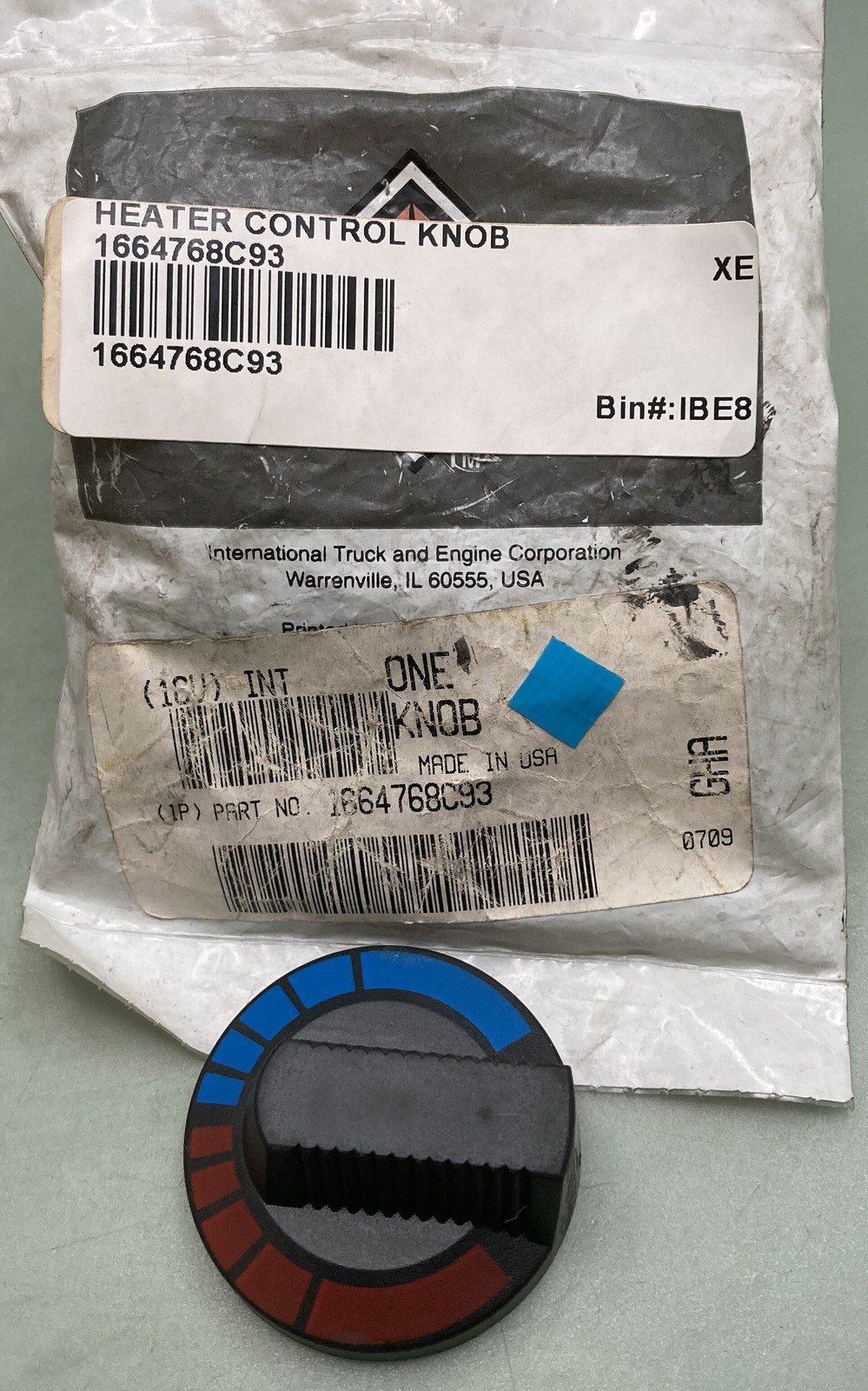 New Genuine International 1664768C93 Heater Control Knob