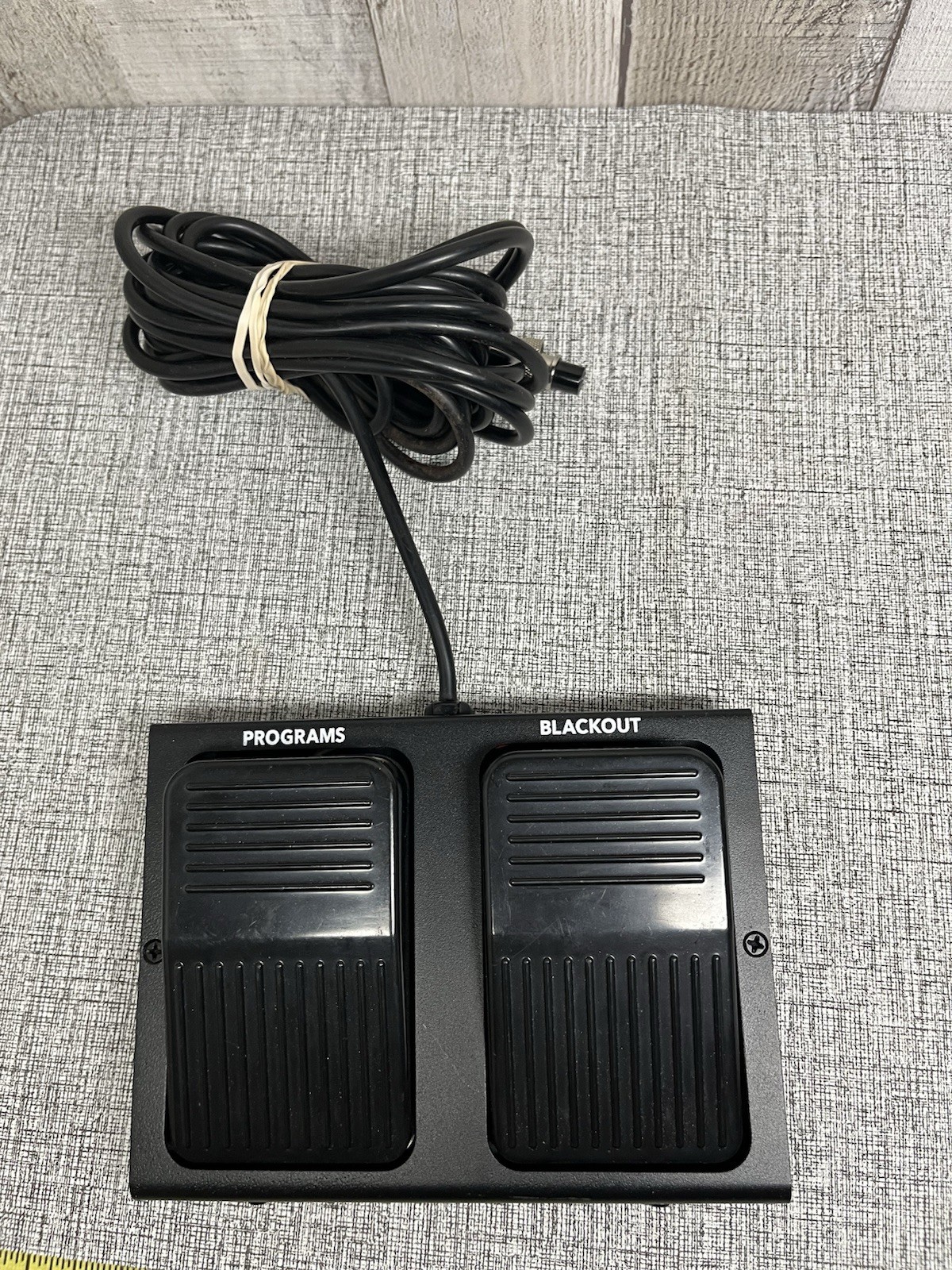 2 BAR FLEX T FOOT SWITCH DJ PEDAL PROGRAMS BLACKOUT