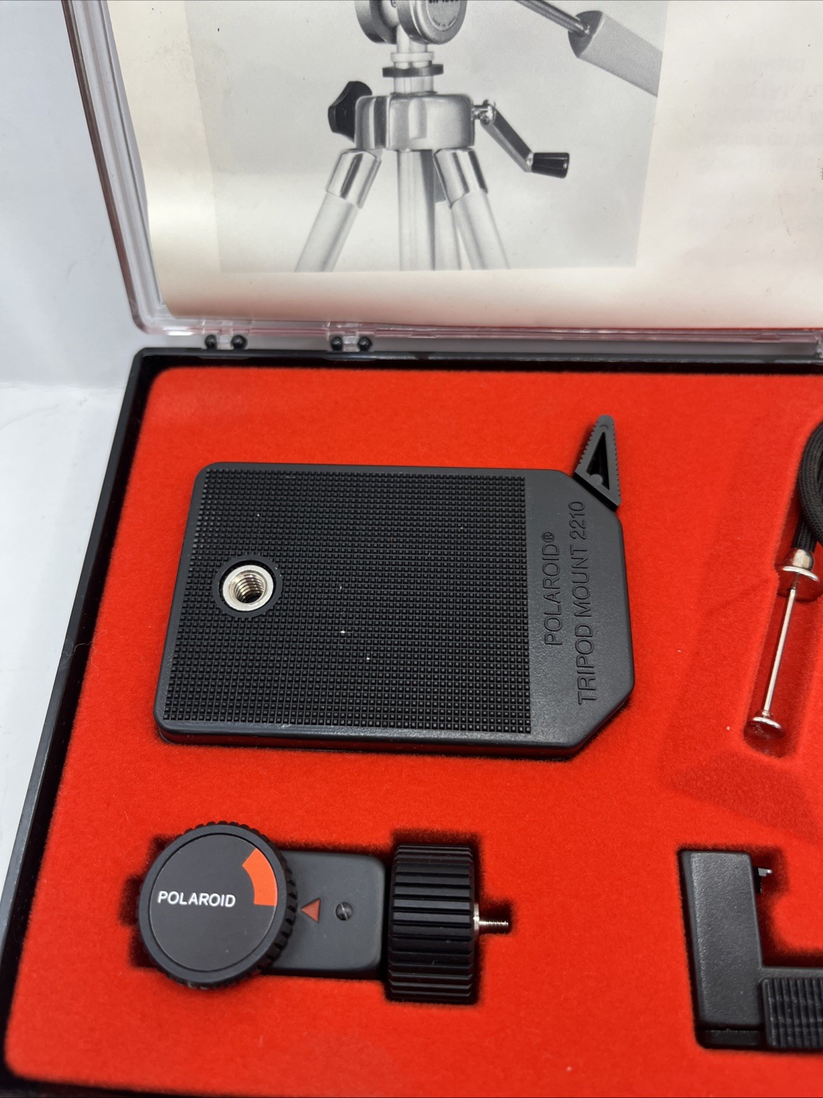 Polaroid Pronto! Accessory Kit #186 new in box self timer, cable release, holder