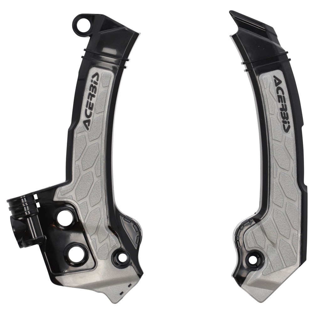 Acerbis X-Grip Frame Guards Black/Grey For Husqvarna FX 450 2024-2025