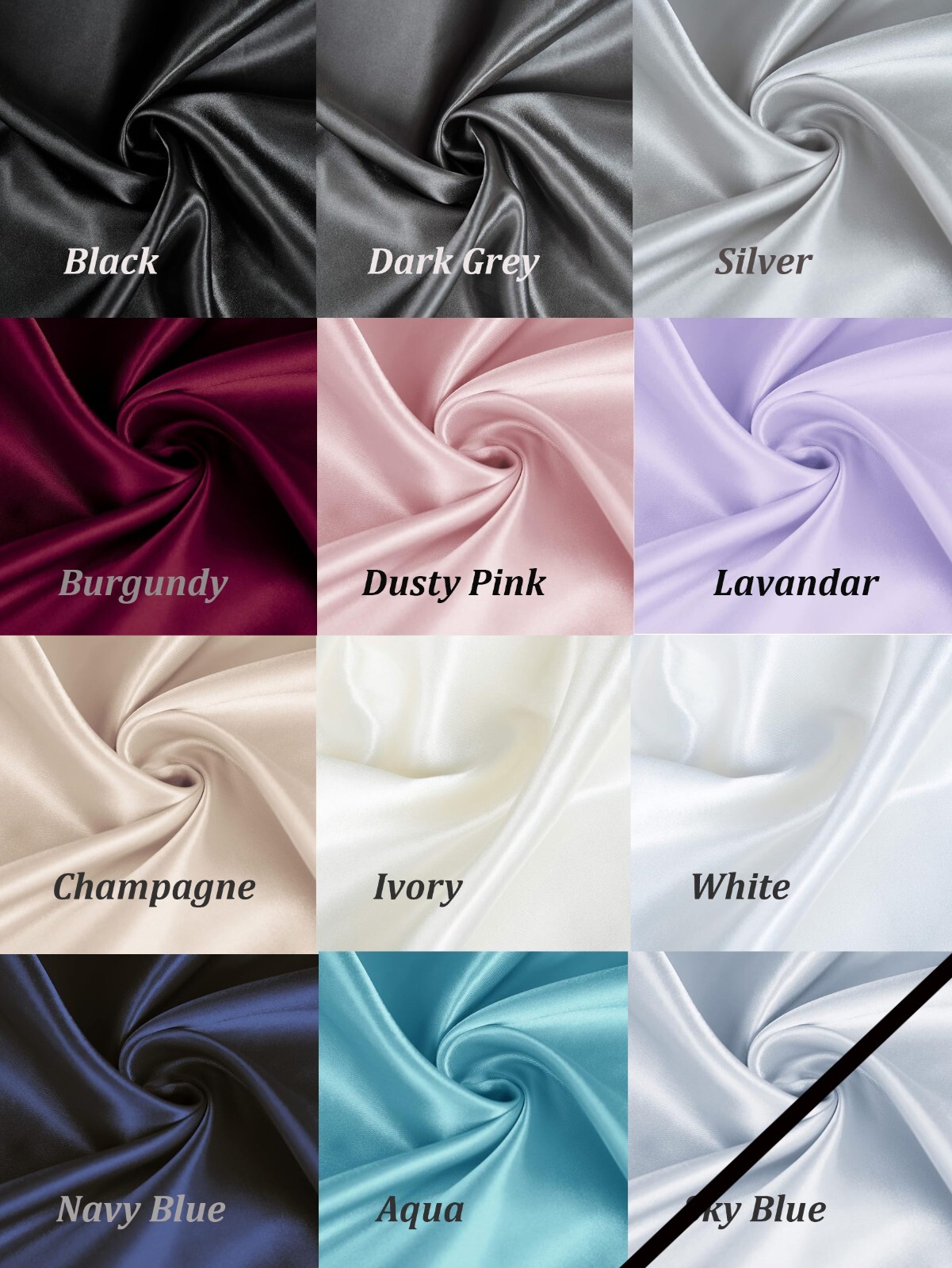Dream Girls Satin pillowcase for "Dream Girls" body Pillow. Complete the package