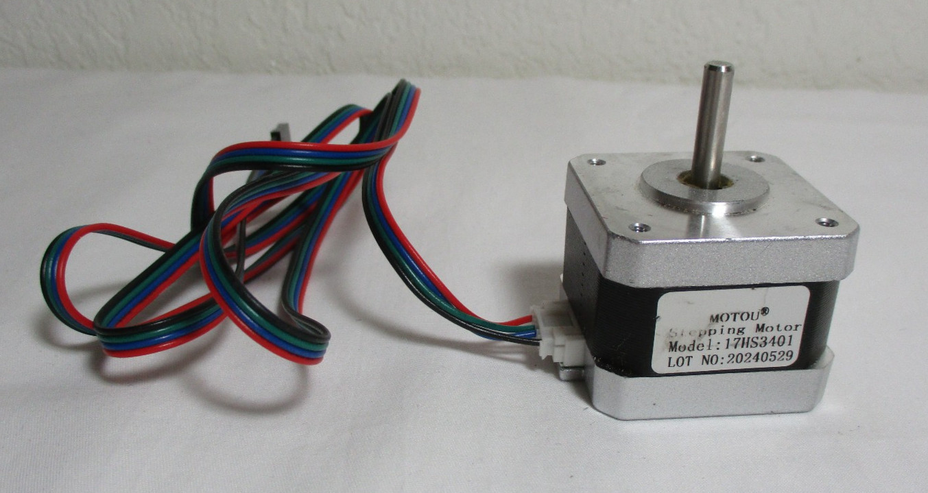 Motou Stepping Motor 4 Lead - Model 17HS3401 - With Connector Wire