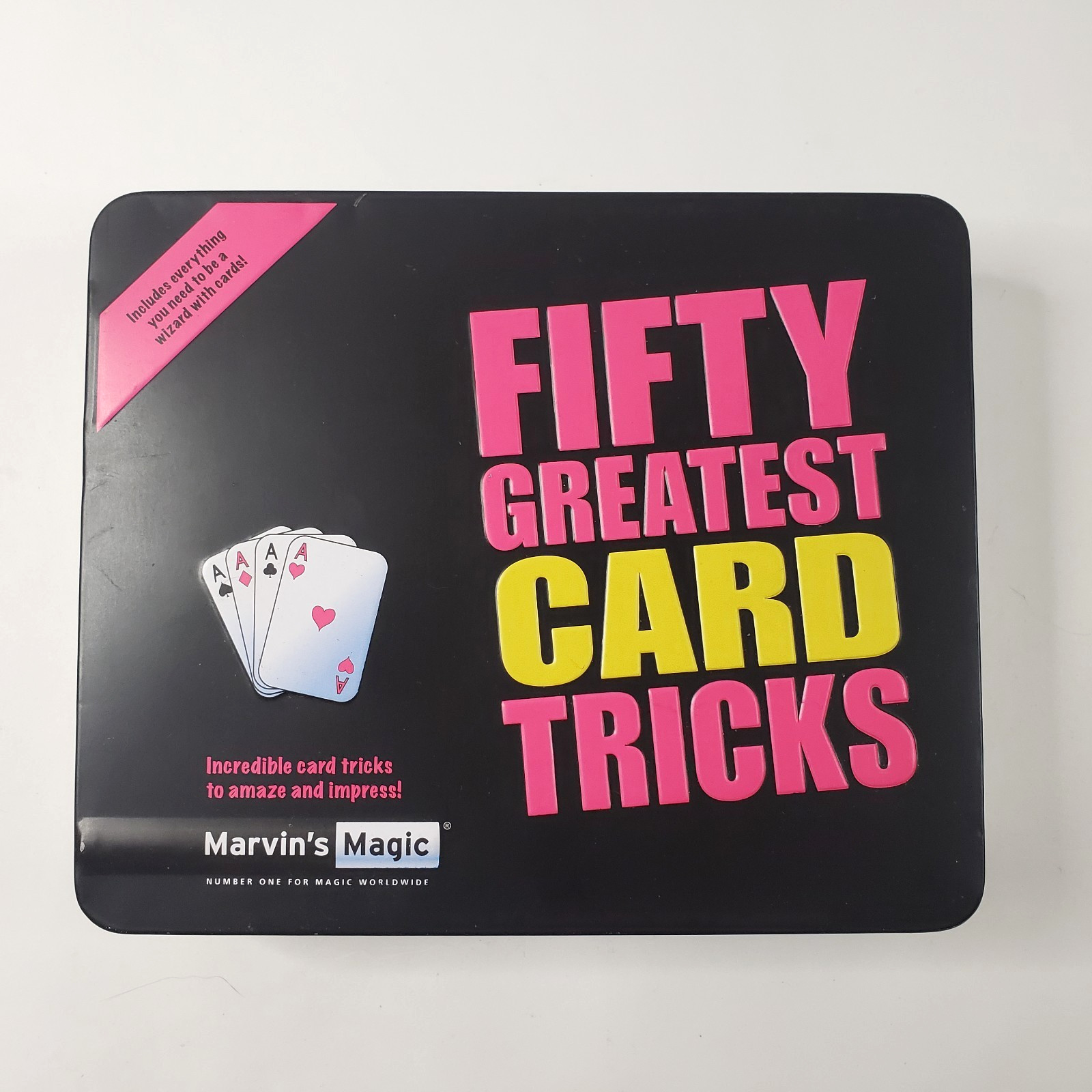 Marvin’s Magic 50 Greatest Card Tricks Set – Complete Kit for Kids & Beginners