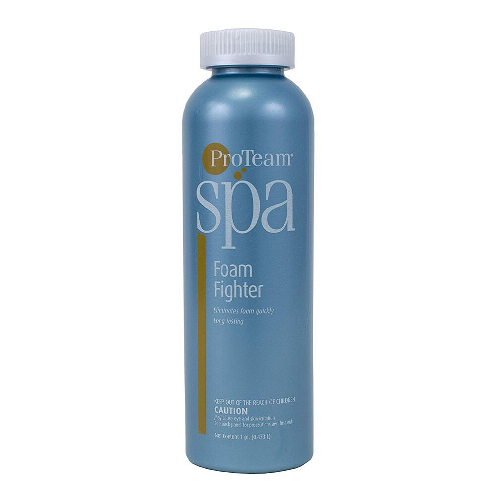 ProTeam Foam Fighter 1 pt Removes & Stops Foam in Spas, Hot Tubs, & Fountains