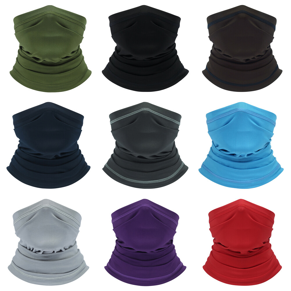 Cycling Fishing Face Mask Balaclava Scarf Neck Gaiter UV Shield Headwear Bandana