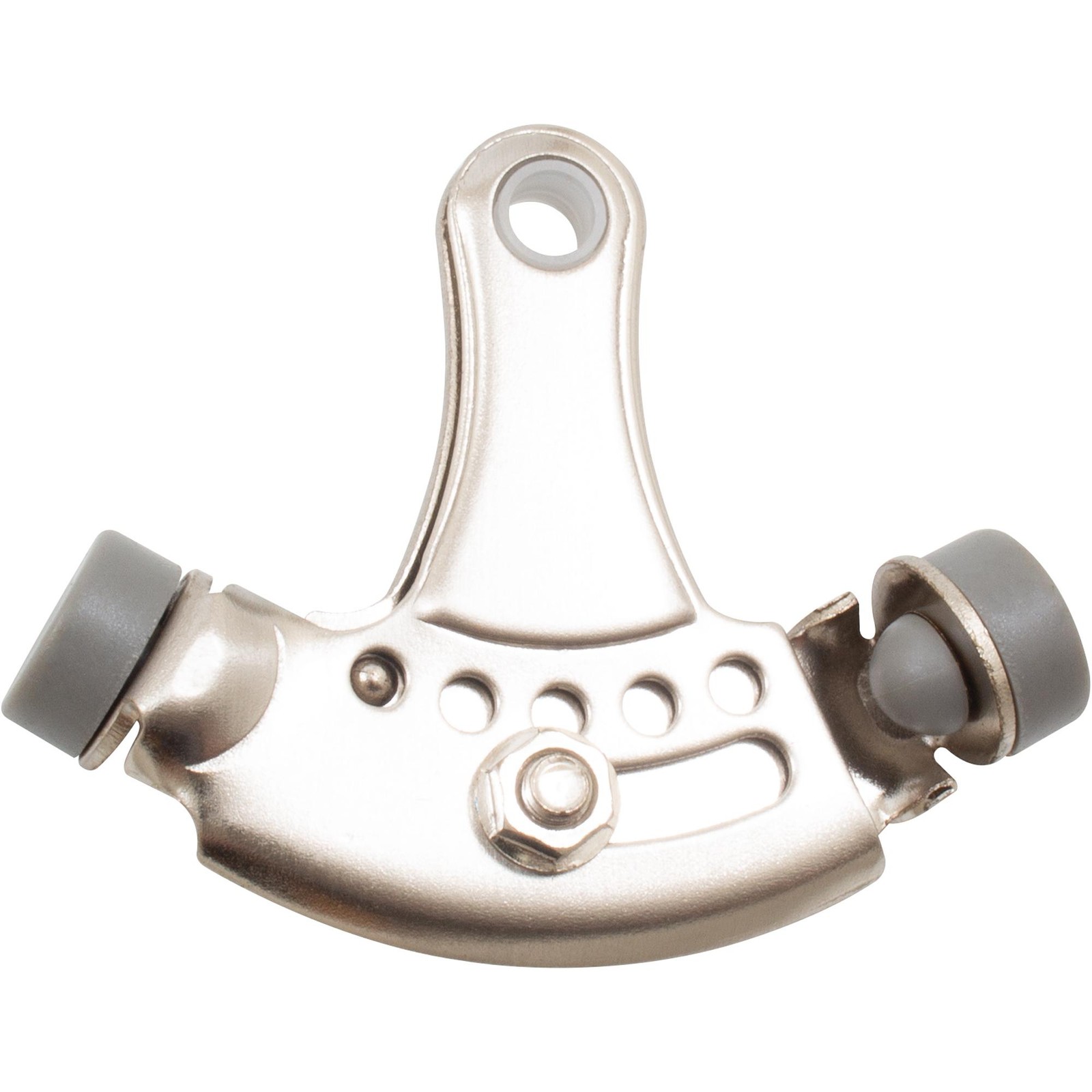 Adjustable Hinge Pin Door Stop, Satin Nickel by Stone Harbor Hardware