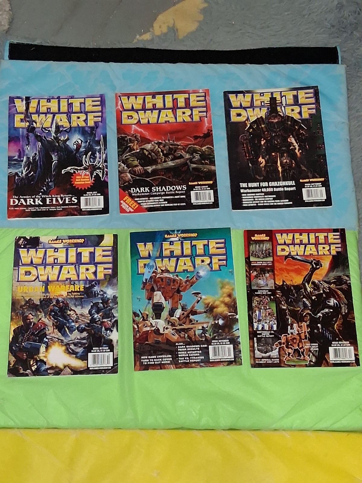 WHITE DWARF ×6 JULY-DEC 2001 ISSUES 258,259,260,261,262,263 NM Smoke Free 🔥 🔥