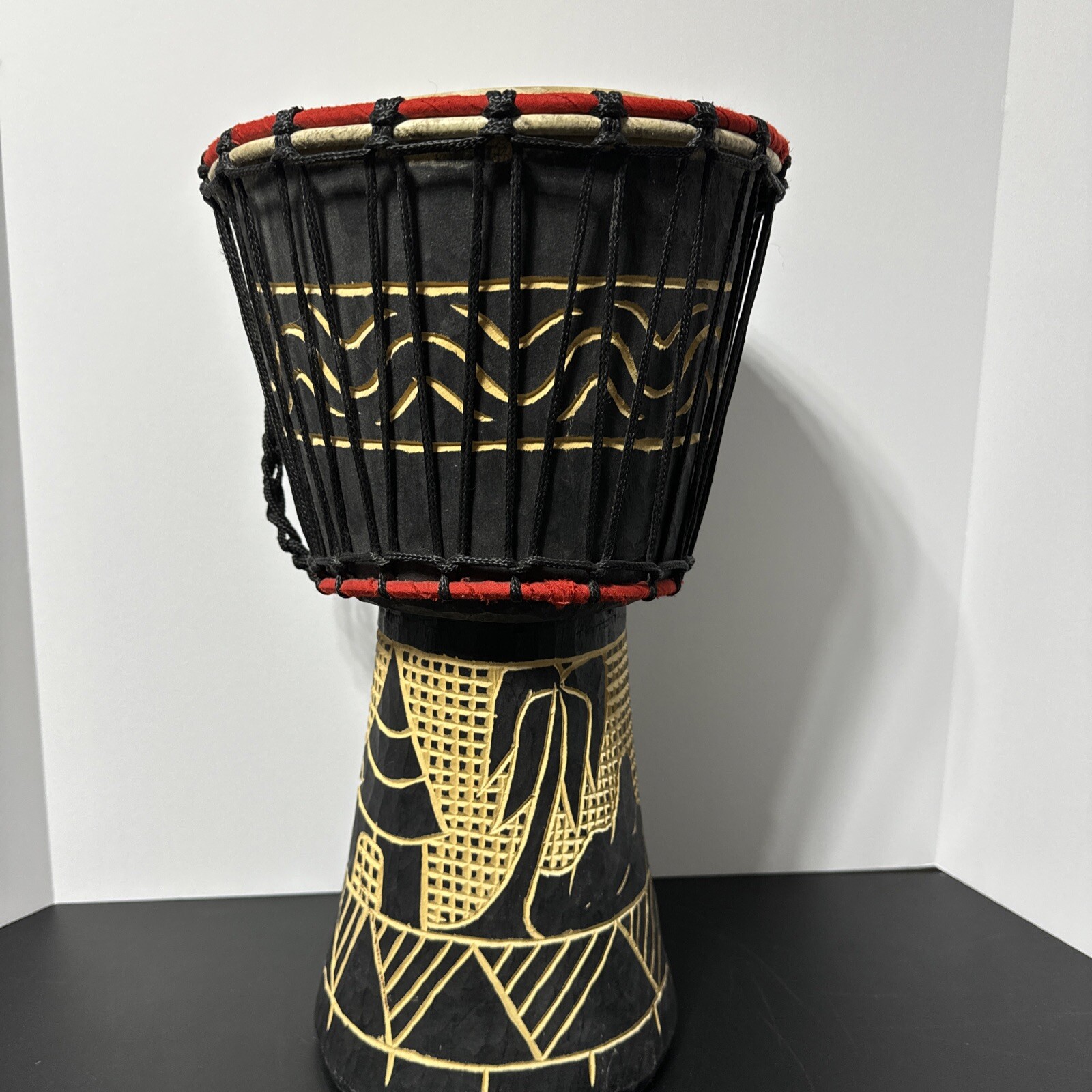 Tall Djembe 18” Height , 10'' Head Africa