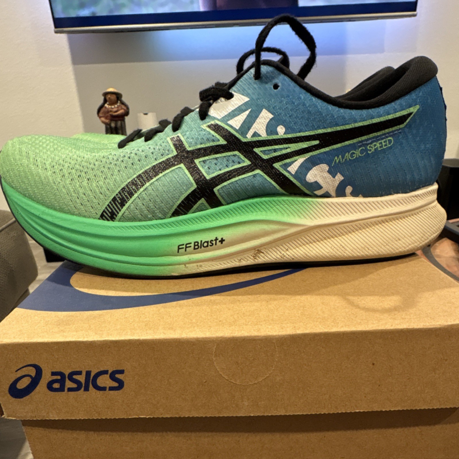 ASICS Magic Speed 2 Ekiden Men's Running Shoes New Leaf/Black US 9.5 1011B497-3…