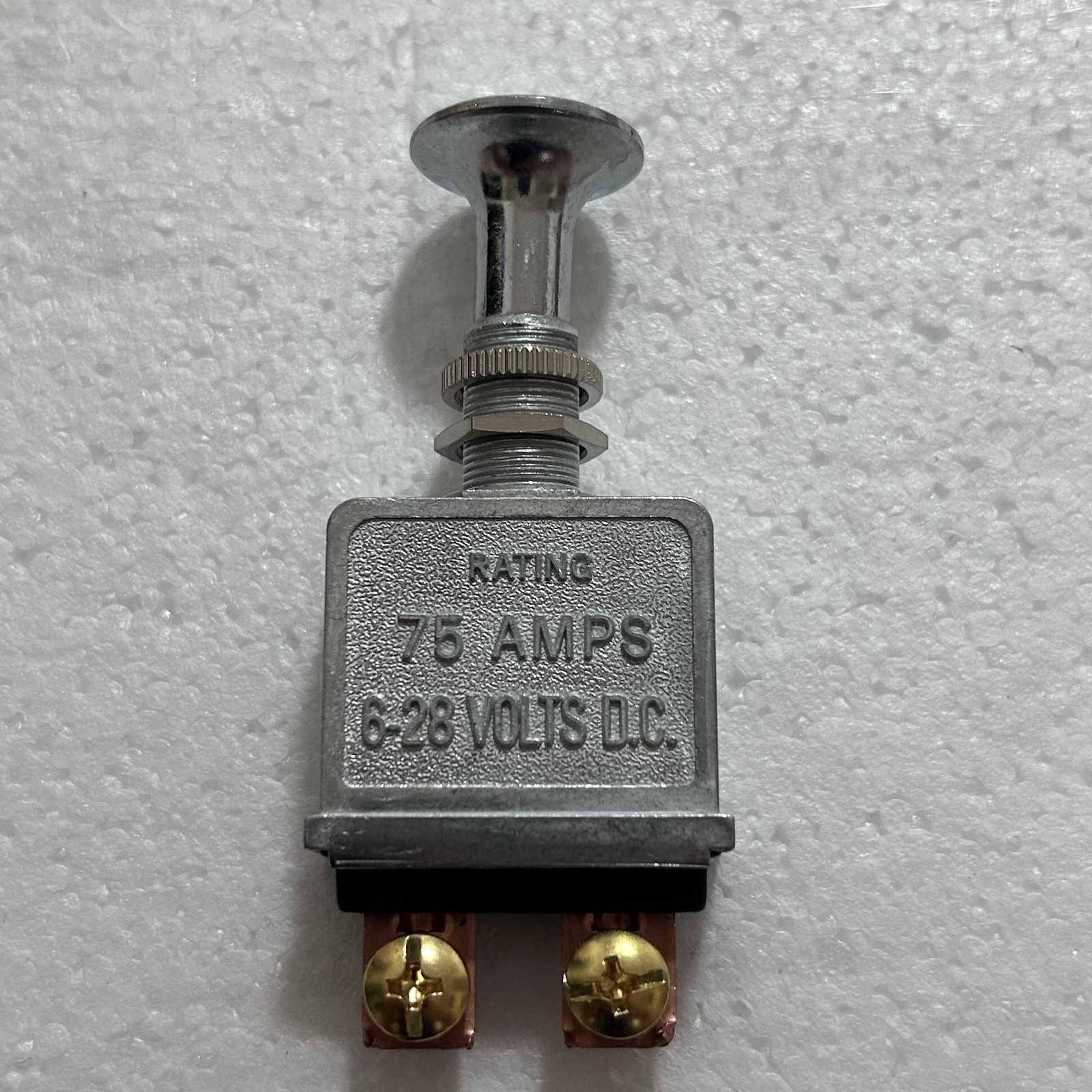 75 Amps Heavy Duty Push Pull On-Off Switch 2 Terminal 6-28 Volts DC