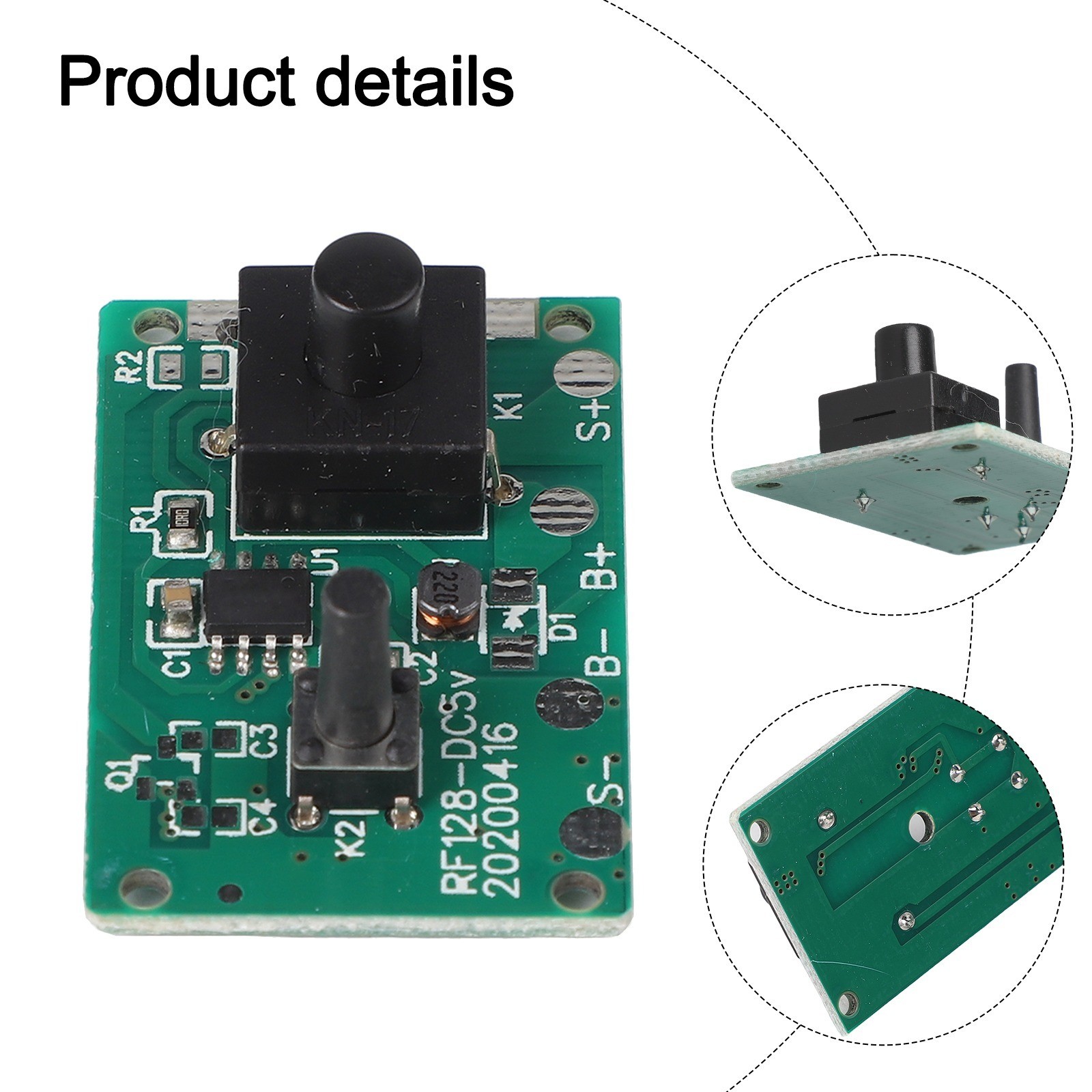 Efficient 1 2V Solar Light String Circuit Board with Integrated Switch