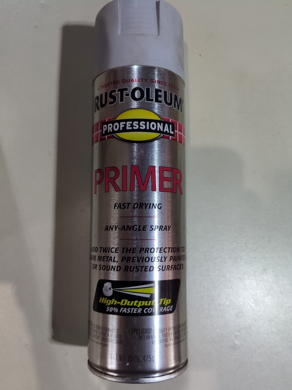 Rust-Oleum Paint. Flat Grey Spray Primer.  15 Oz.  Pack Of 6
