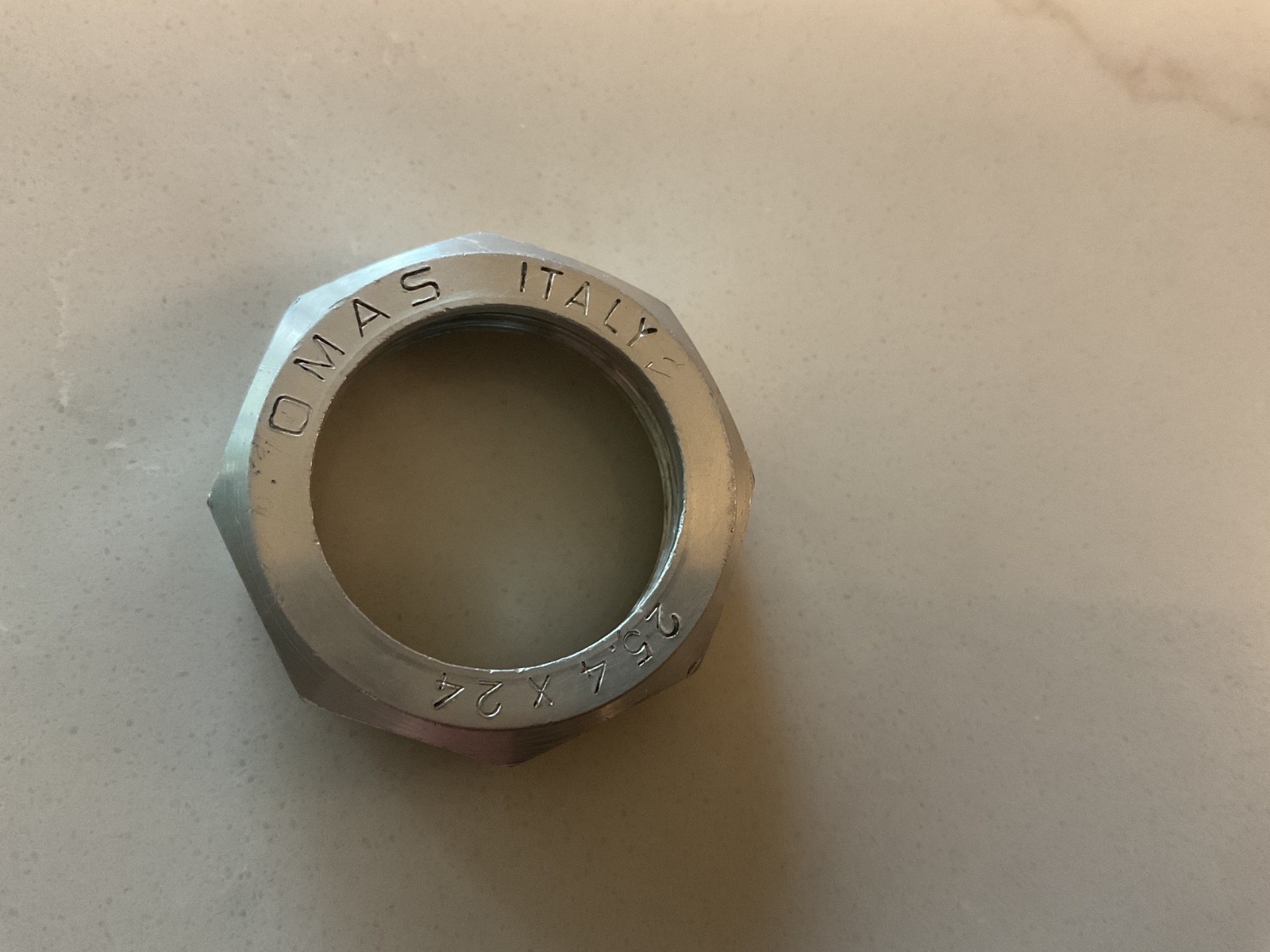 Rare Omas Headset Locknut 1980s Italian Threads 22.2mm Excellent Condition