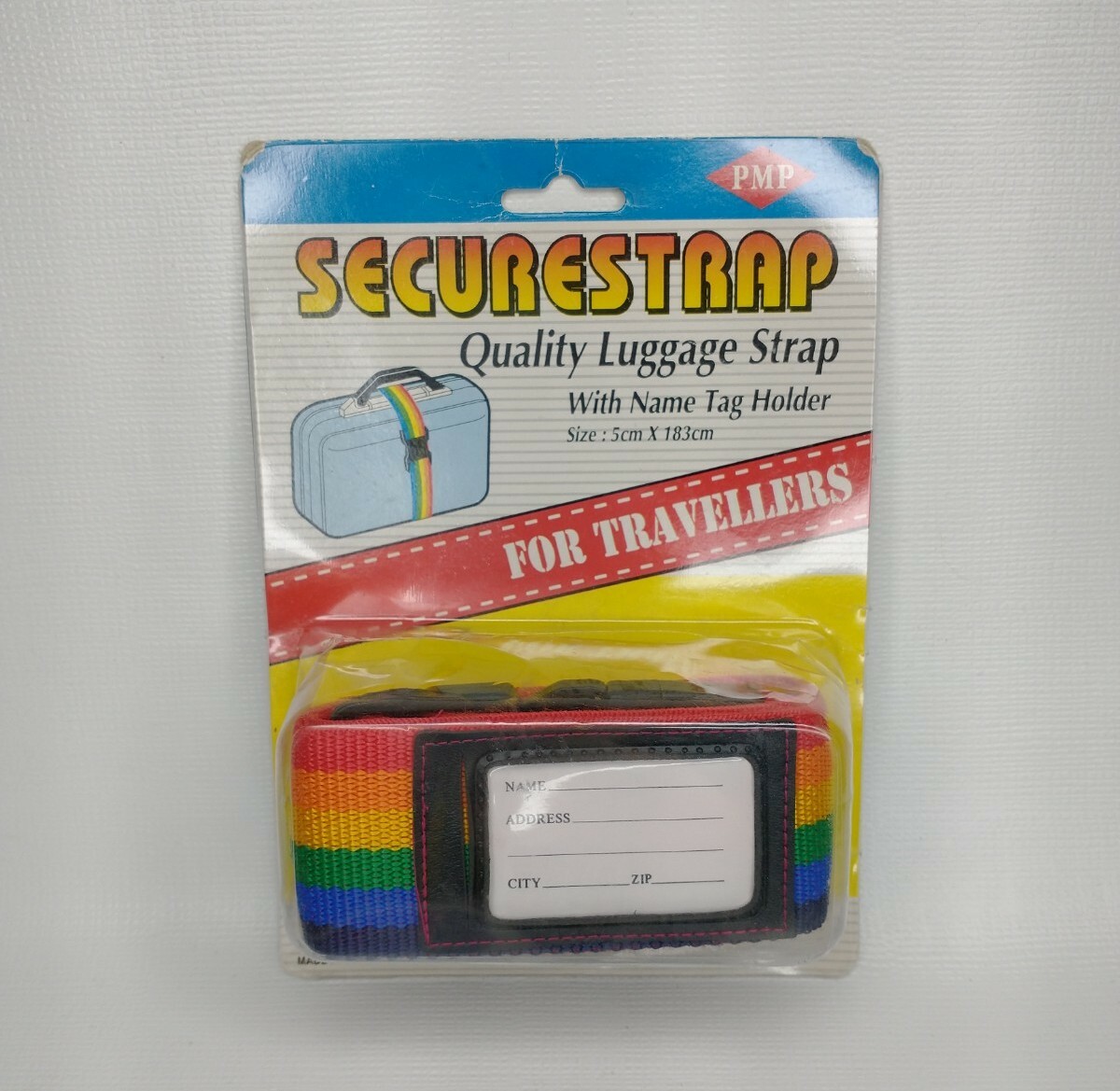 New Vintage Securestrap Quality Luggage Strap For Travellers Rainbow Pride