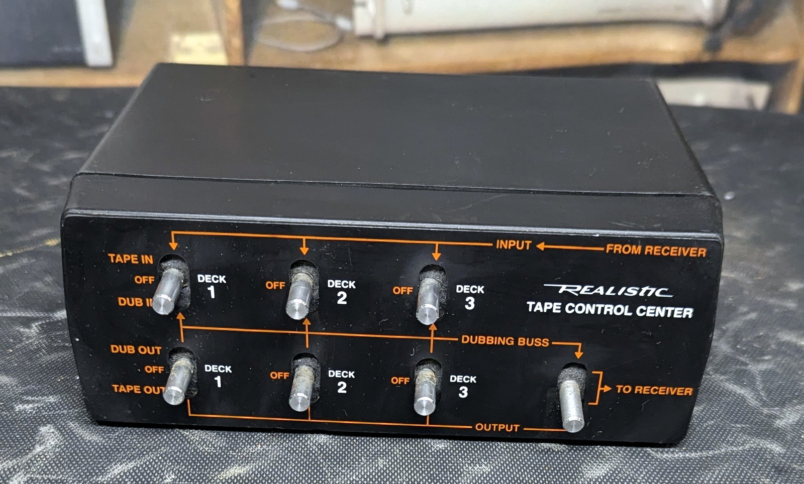 Realistic tape control center / switchbox
