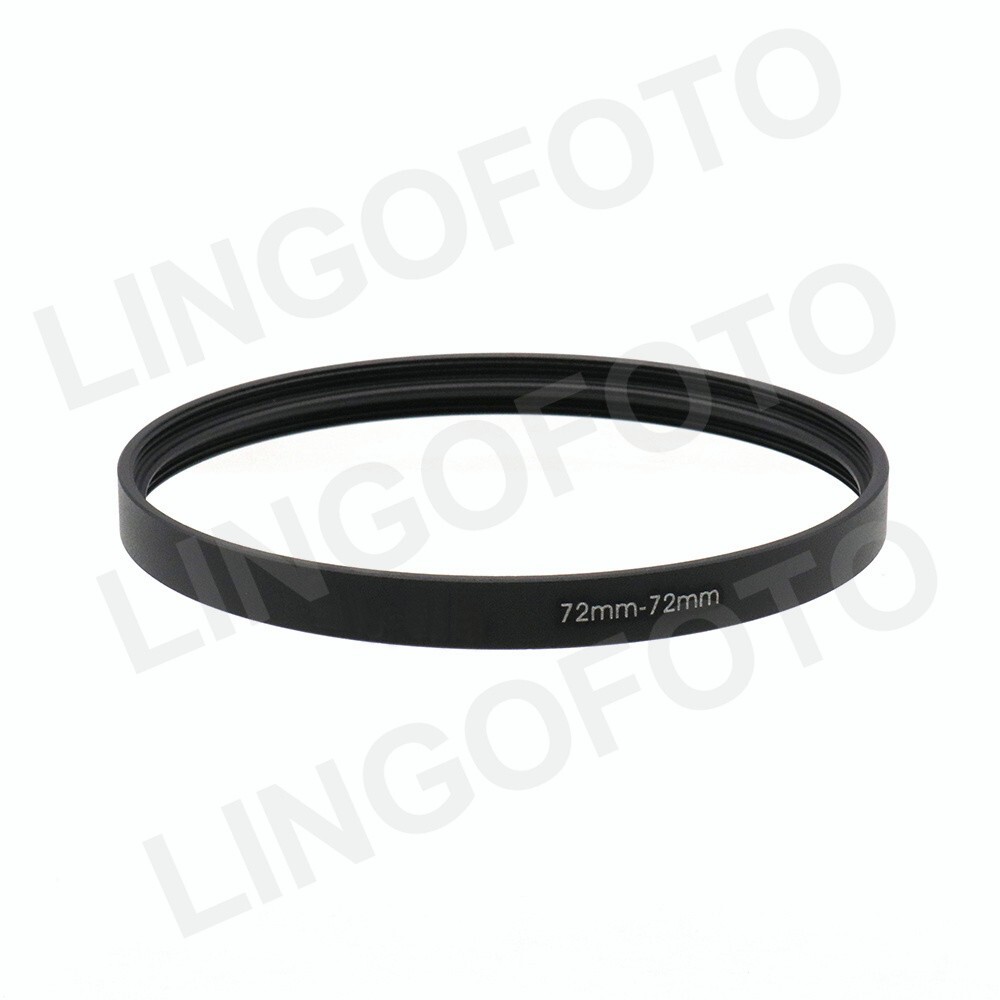 Female to Female 72mm-72mm 72-72 Double Lens Coupling Reverse Macro Ring Adapte