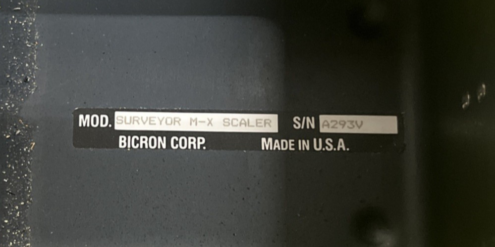 Bicron Surveyor Meter Model MX with Scaler