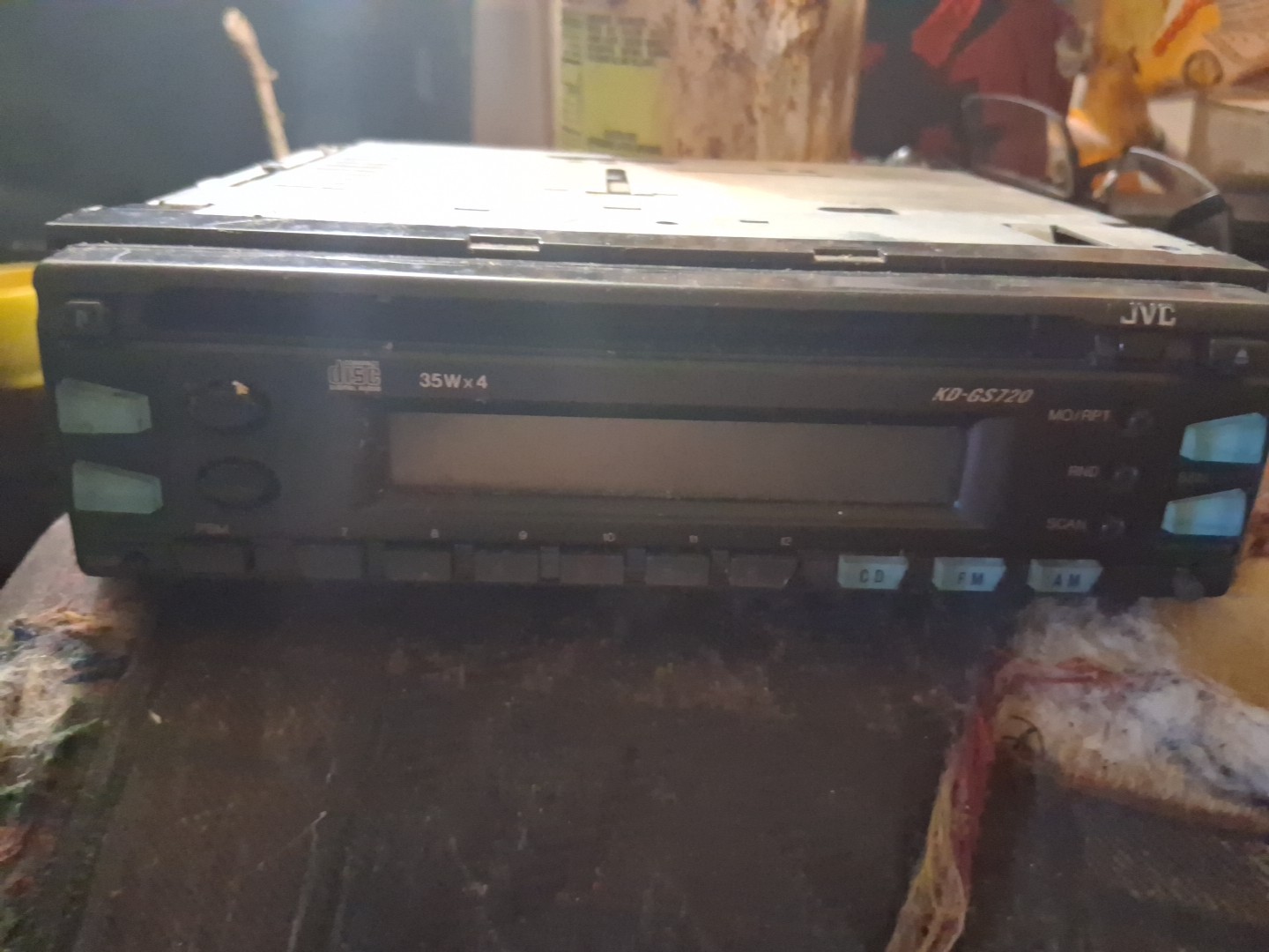 JVC KD-GS720 CD Player Car Stereo Radio Mobile Audio Player Parts Or Repair
