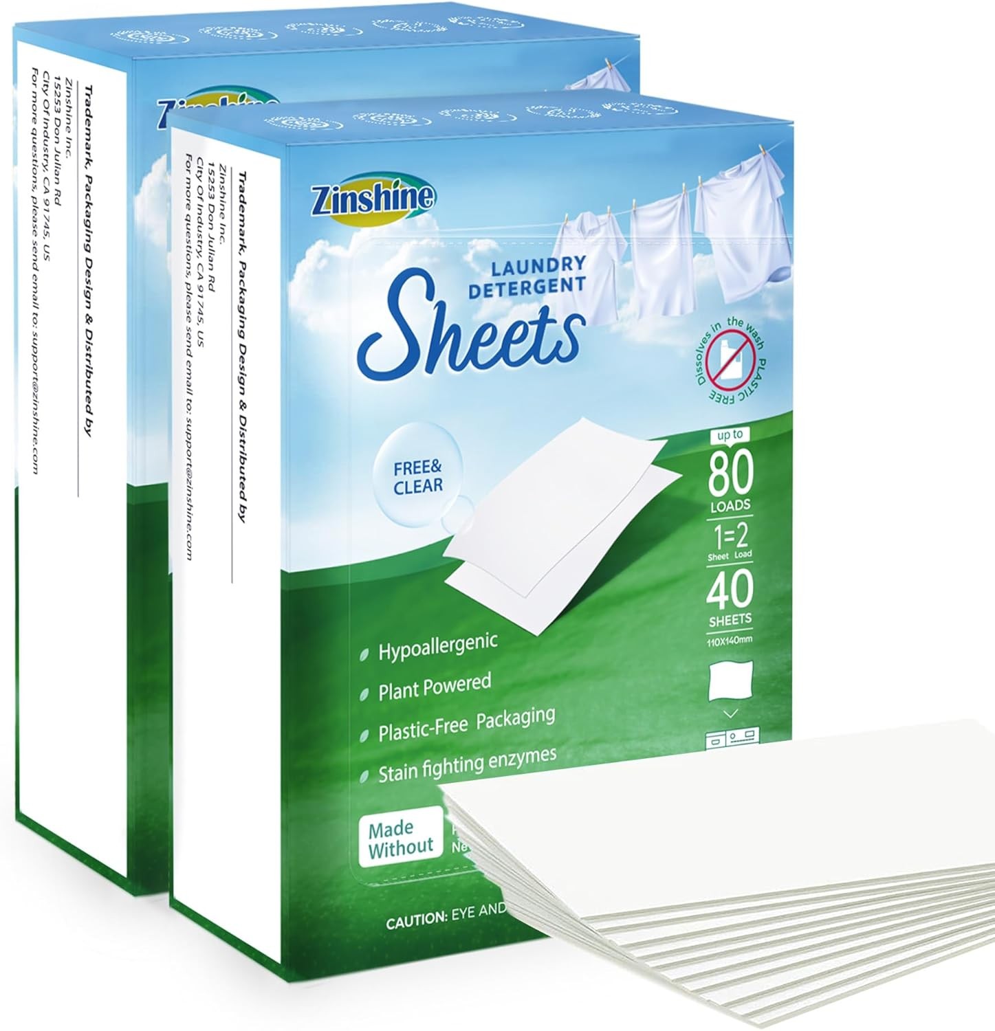 Laundry Deternt Sheets - Eco Friendly Laundry Washing Sheets,