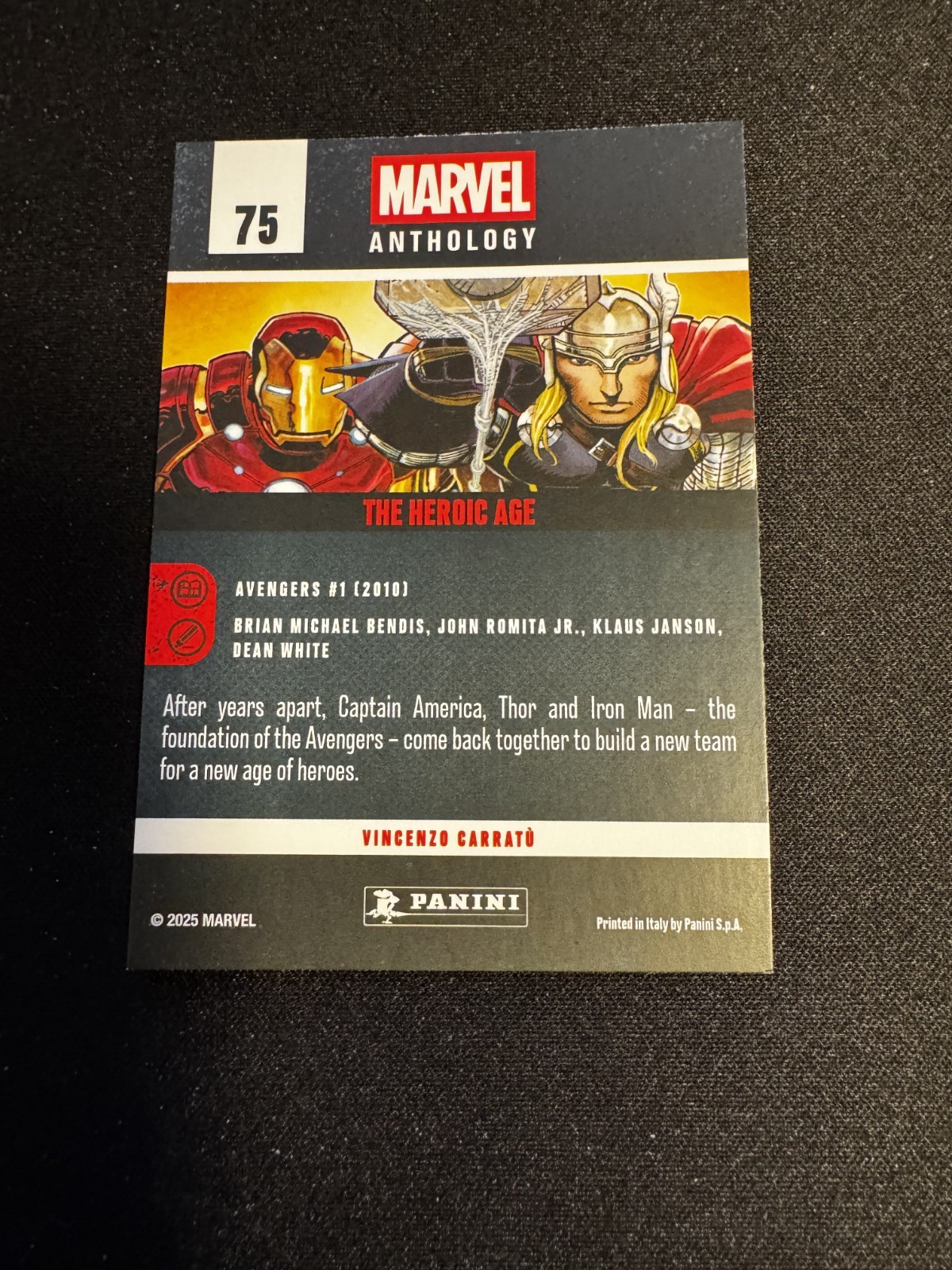 2025 Panini Marvel Anthology - Base - The Heroic Age - 75