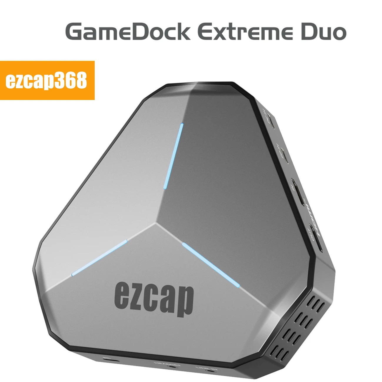 Ezcap368 4Kp60 Type C DP HDMI Video Capture Card for OBS Live Streaming & Record