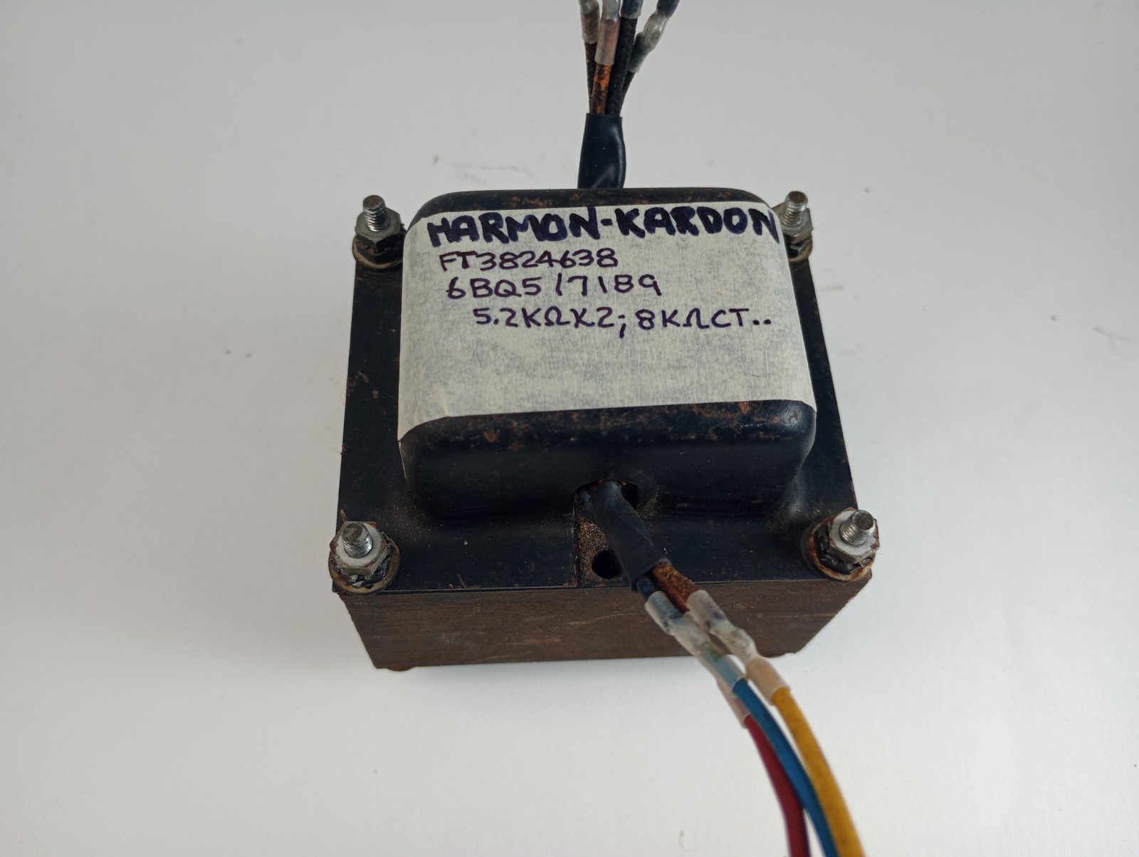 1 Harmon Kardon FT3824638 Output Transformer -Tests Good