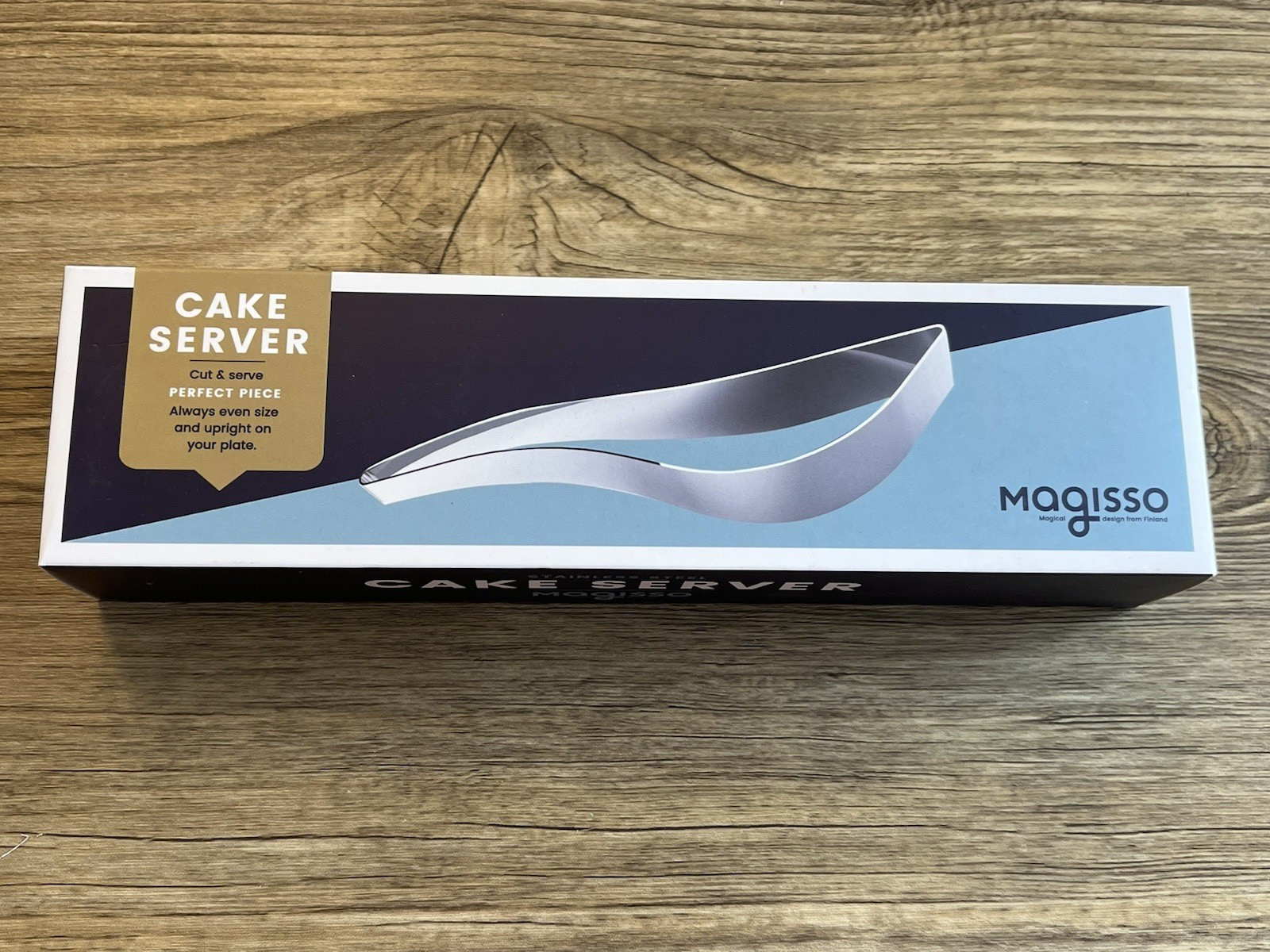 MAGISSO STAINLESS STEEL CAKE SERVER ALWAYS EVEN!