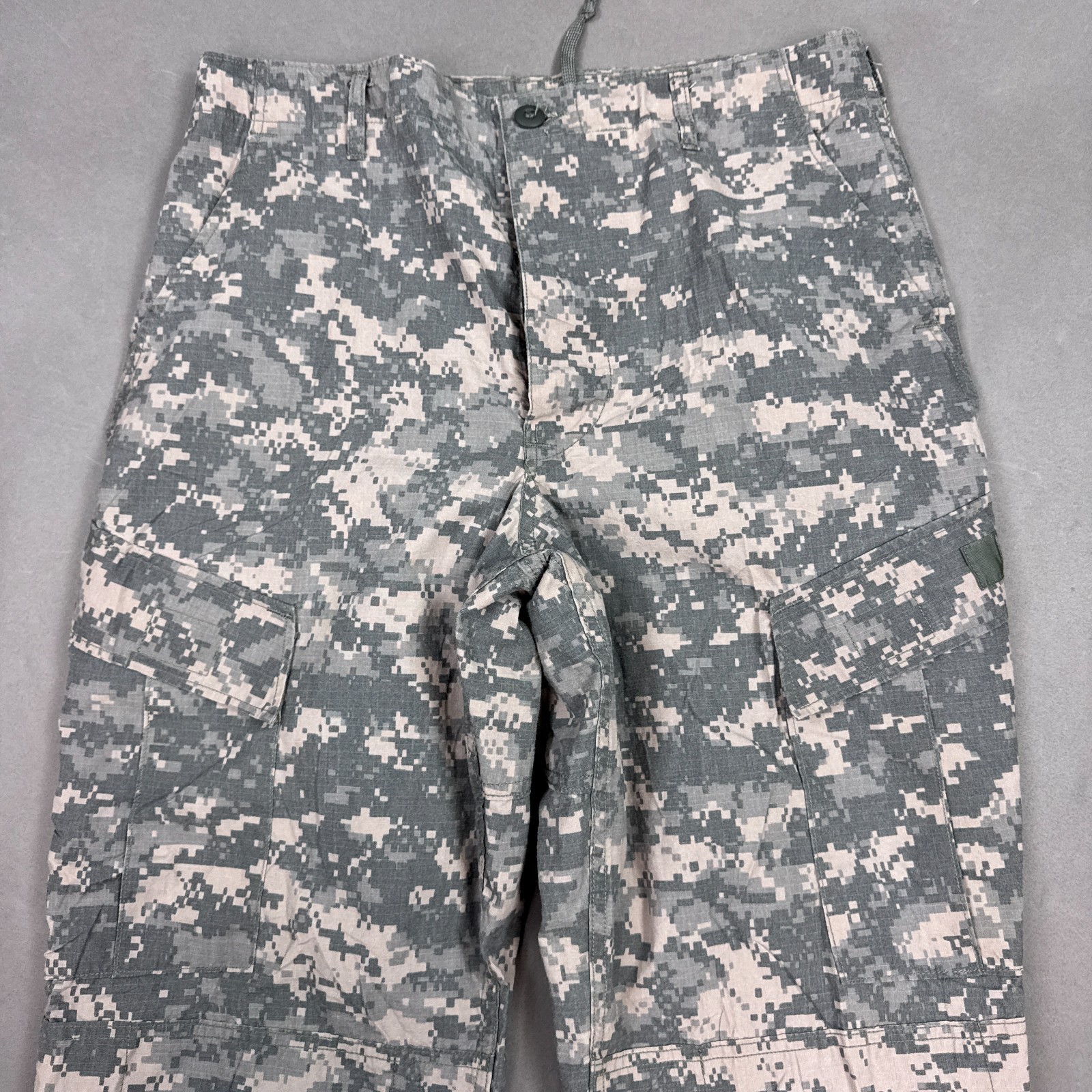 US Army Pant Men Medium Regular Flame Resistant Cargo Military Digicam ACU 34x32