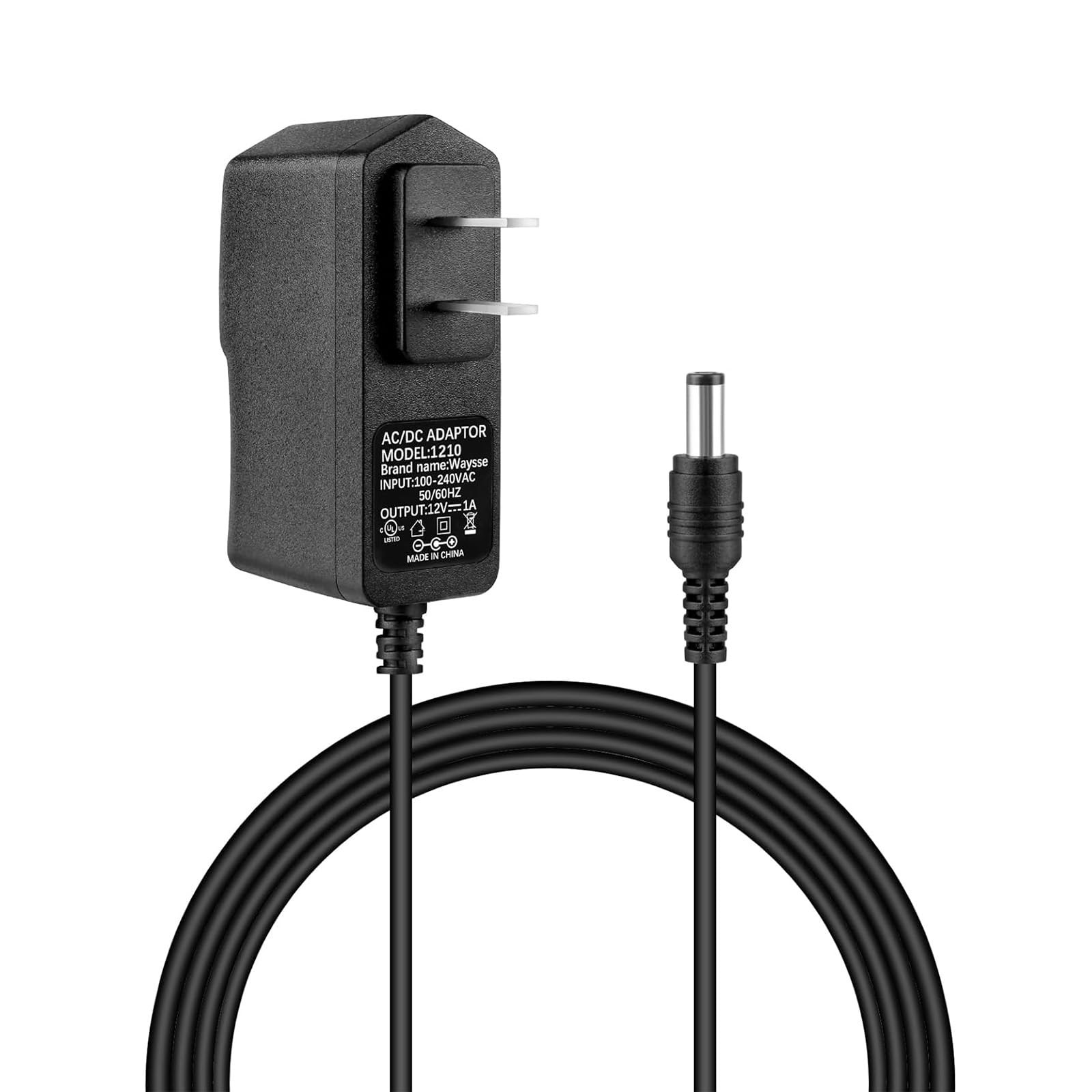 12V 1A Power Supply Adapter 1000mA 12W AC DC Switching Cord CCTV Camera LED