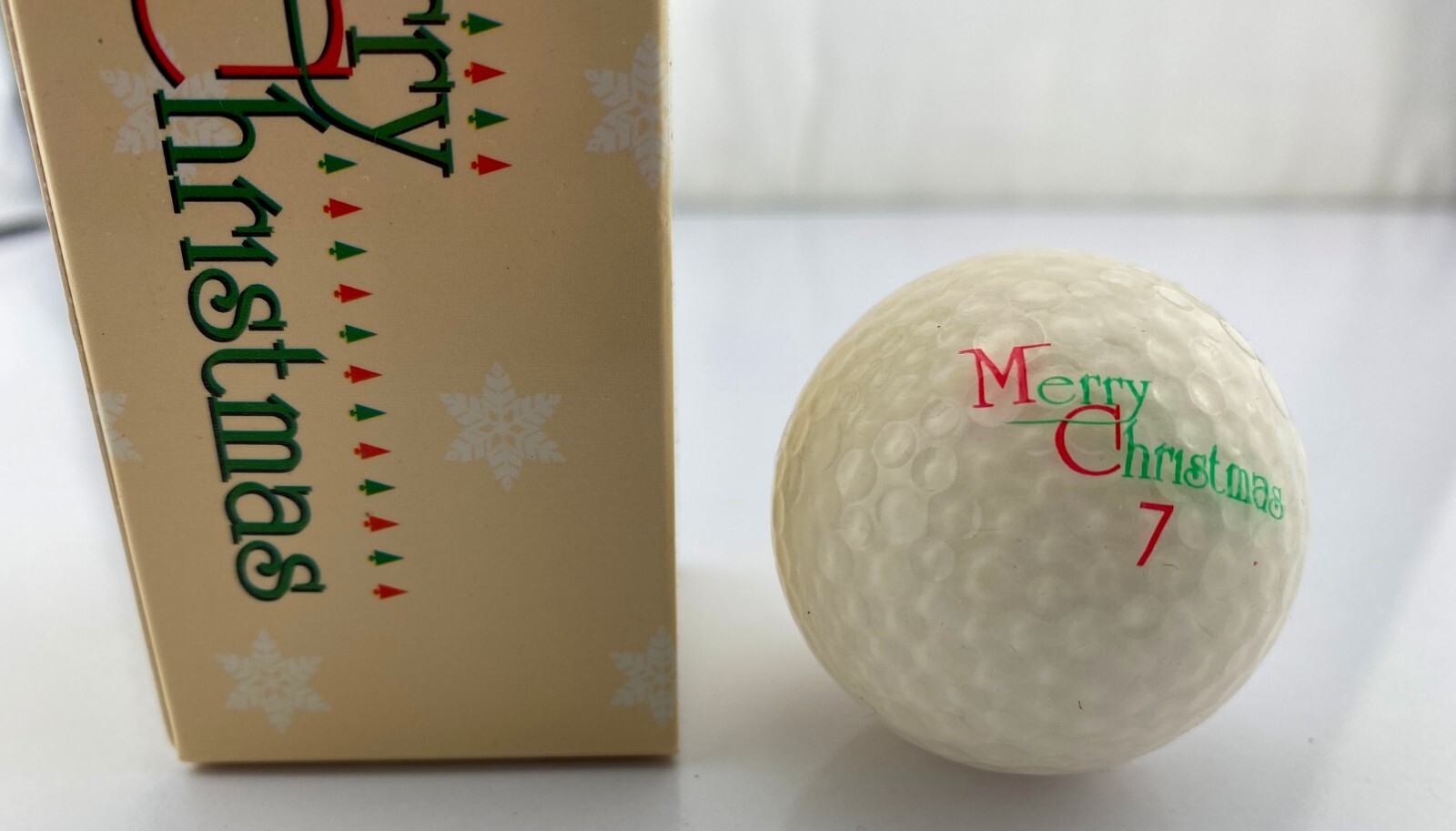 1 sleeve of Merry Christmas Logo Golf Ball (3 ball total)