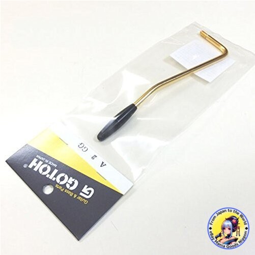 GOTOH Tremolo Arm 5mm A2-GG Gold Black Knob