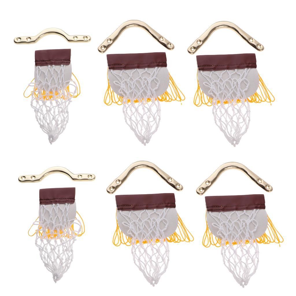 6 Pieces Children Pool Pockets Irons Bracket set four + 2