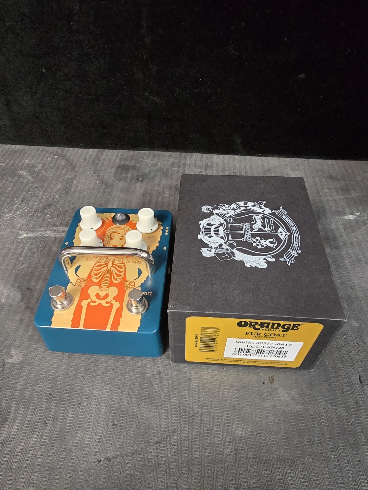 Orange Fur Coat Octave Fuzz Pedal
