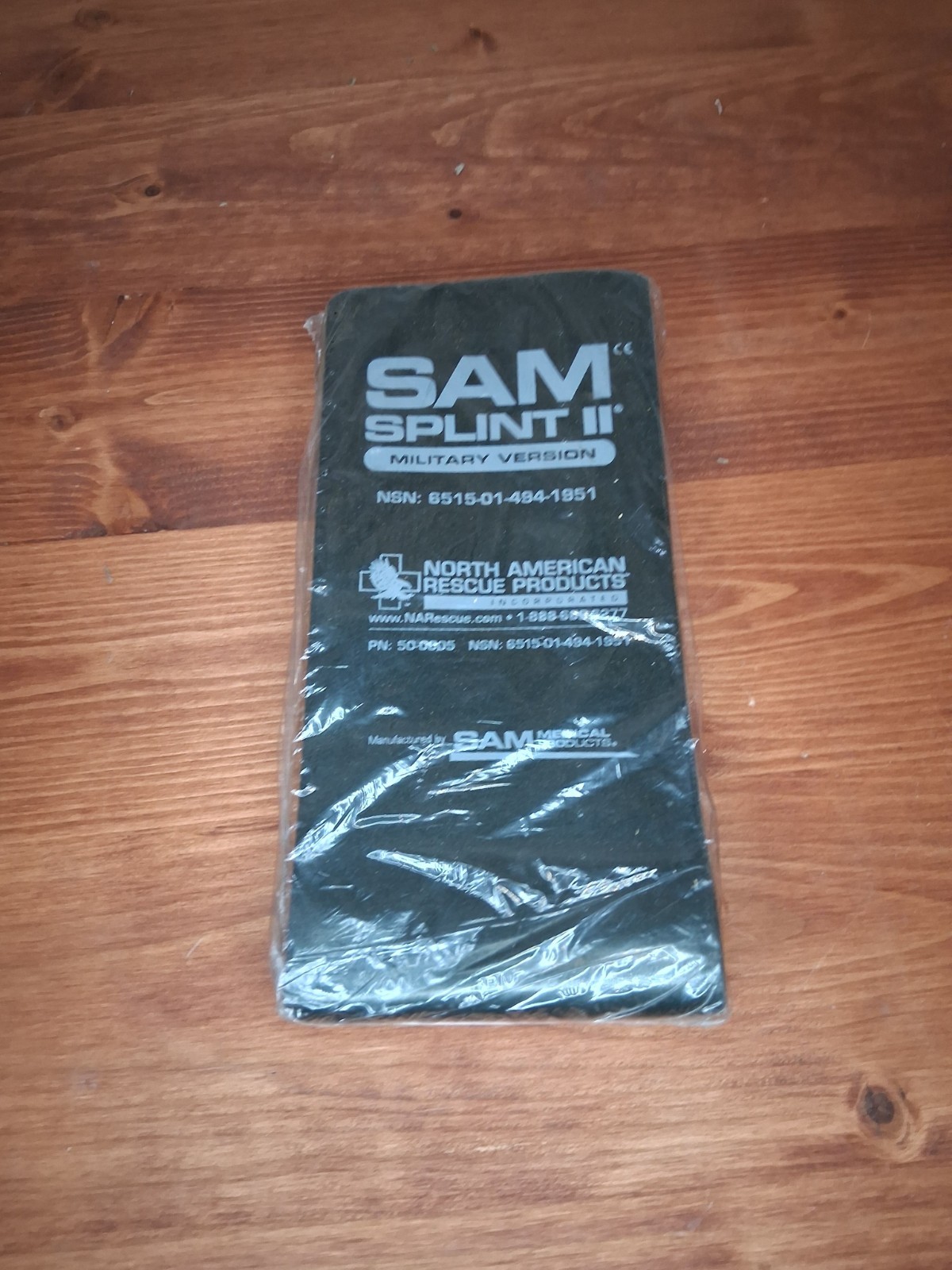 Sam Splint II, Military Version, NSN 6515-01-494-1951, EMT, Medical Resue, New