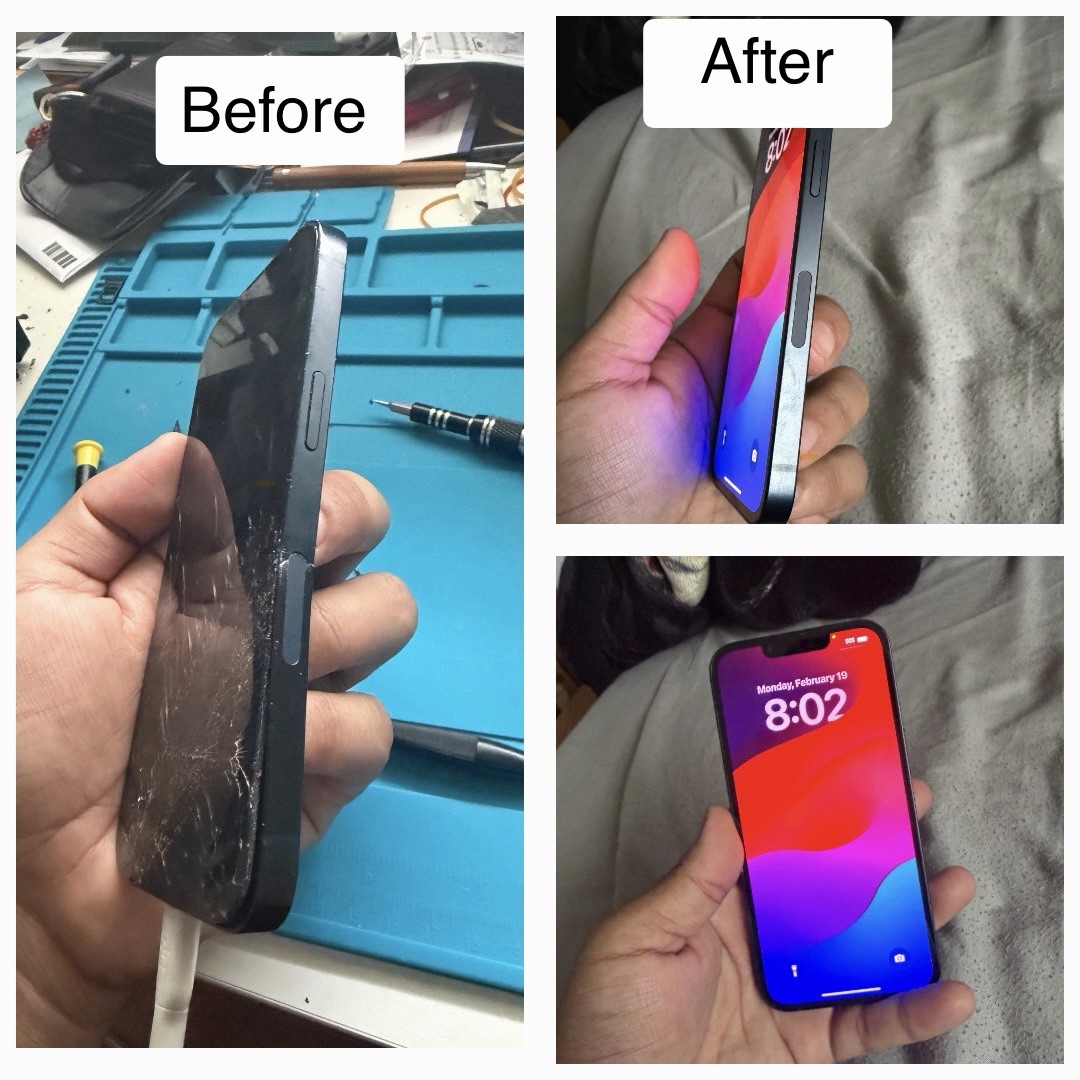 Repair service for all smart phone,screens, charging ports, broken LCD, 🔋 etc.