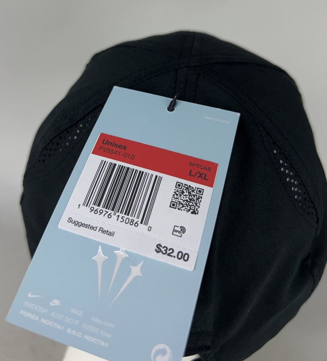 NEW Nike NOCTA S.S.C. Cap CS Hat Black White Mens Size L/XL FV5541-010