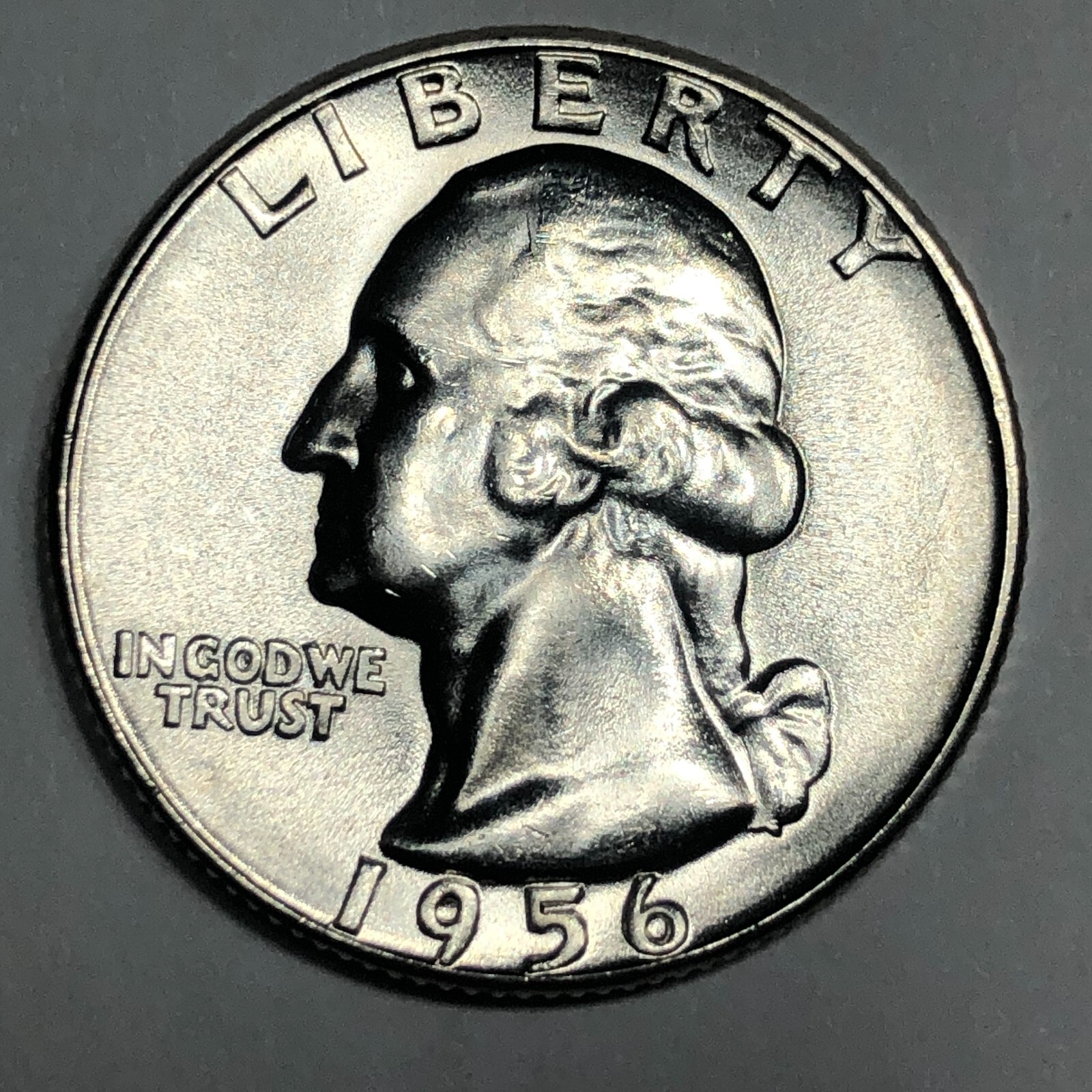 1956  Uncirculated Washington Silver Quarter #12004