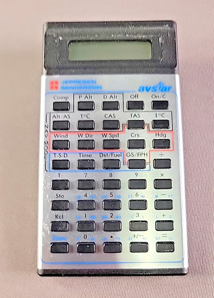 Jeppersen Sanderson Electronic Navigation System Computer Avstar Texas Instr.