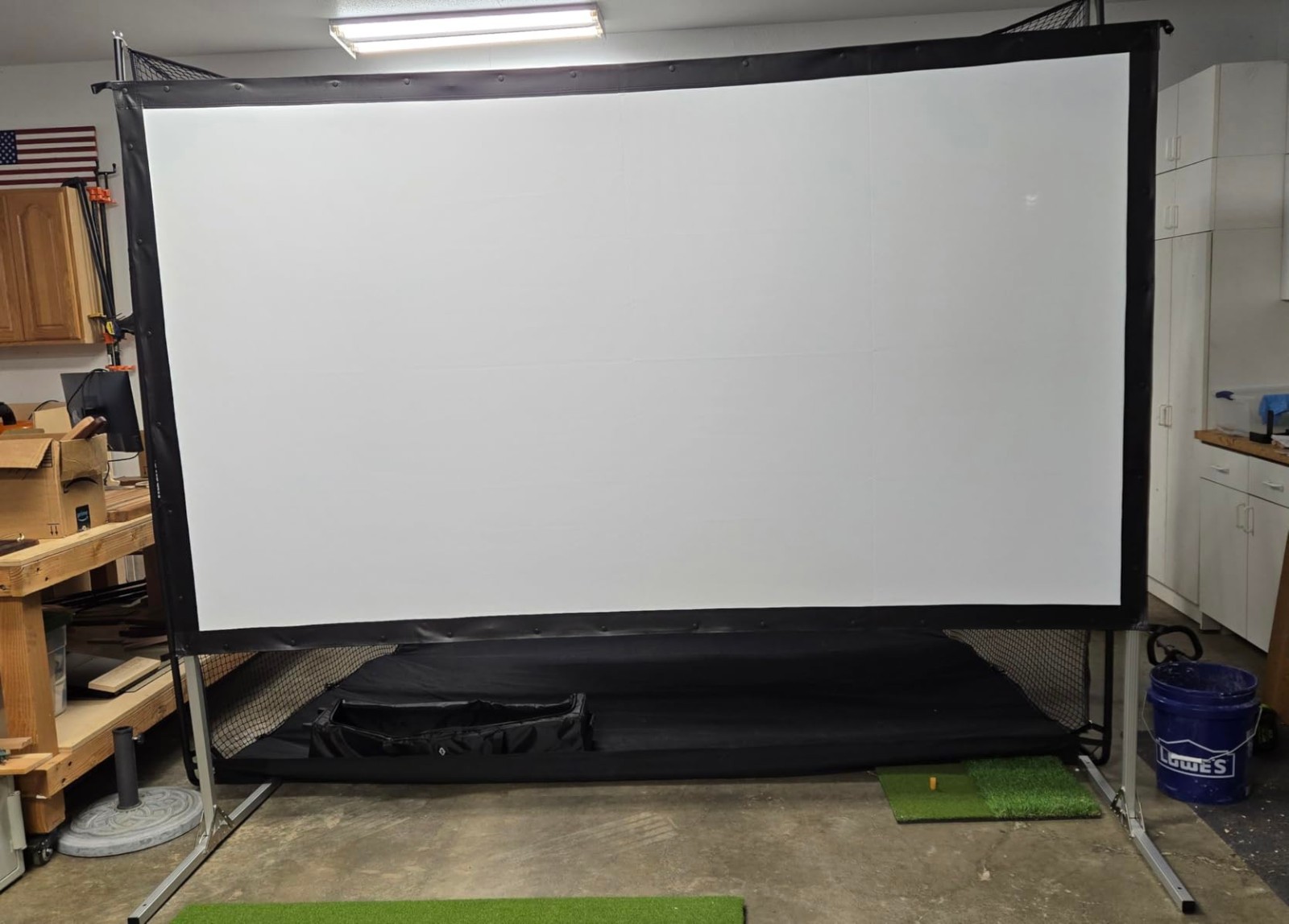 150" Valerion Outdoor Projector Screen, 3-Min Setup, Portable, lightweight, READ