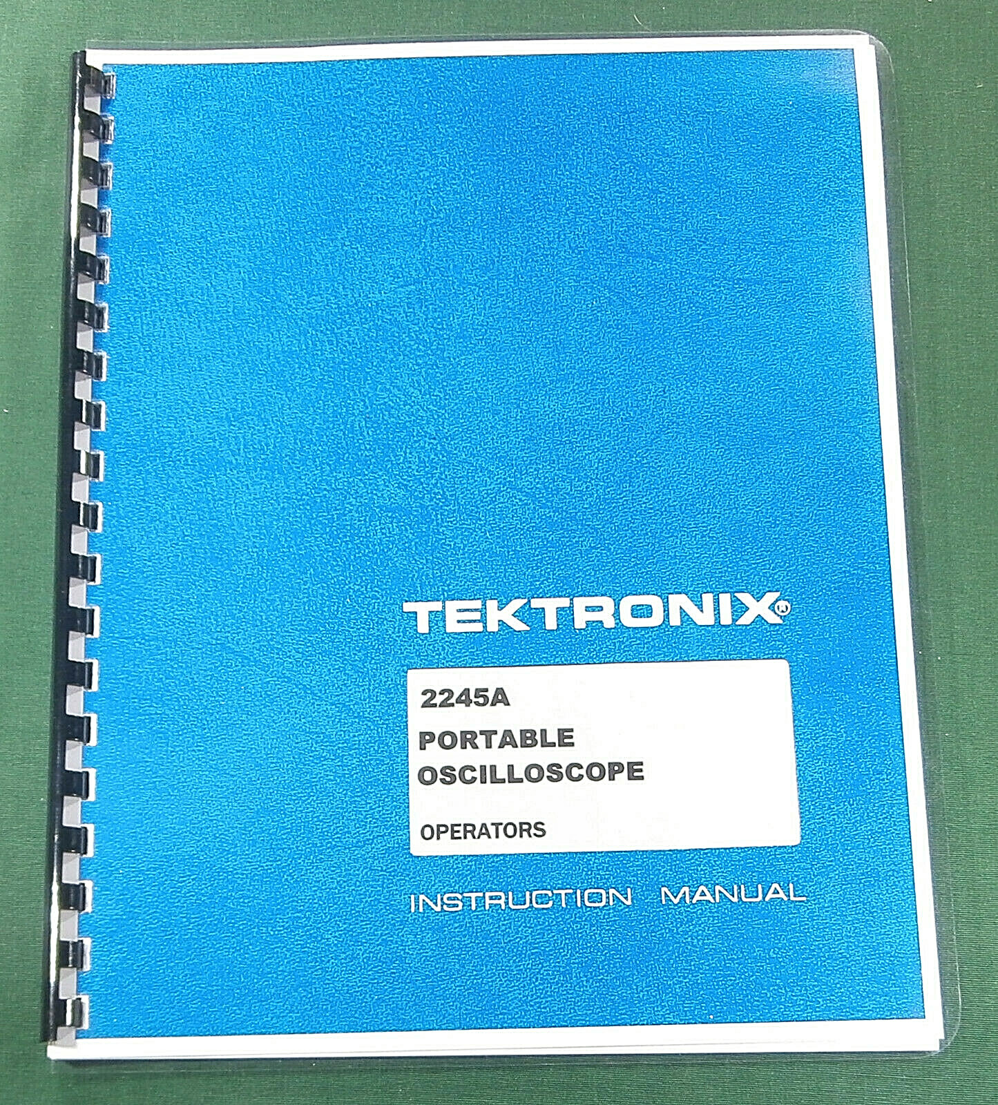 Tektronix 2245A Instruction Manual: 190 Pages & Protective Covers