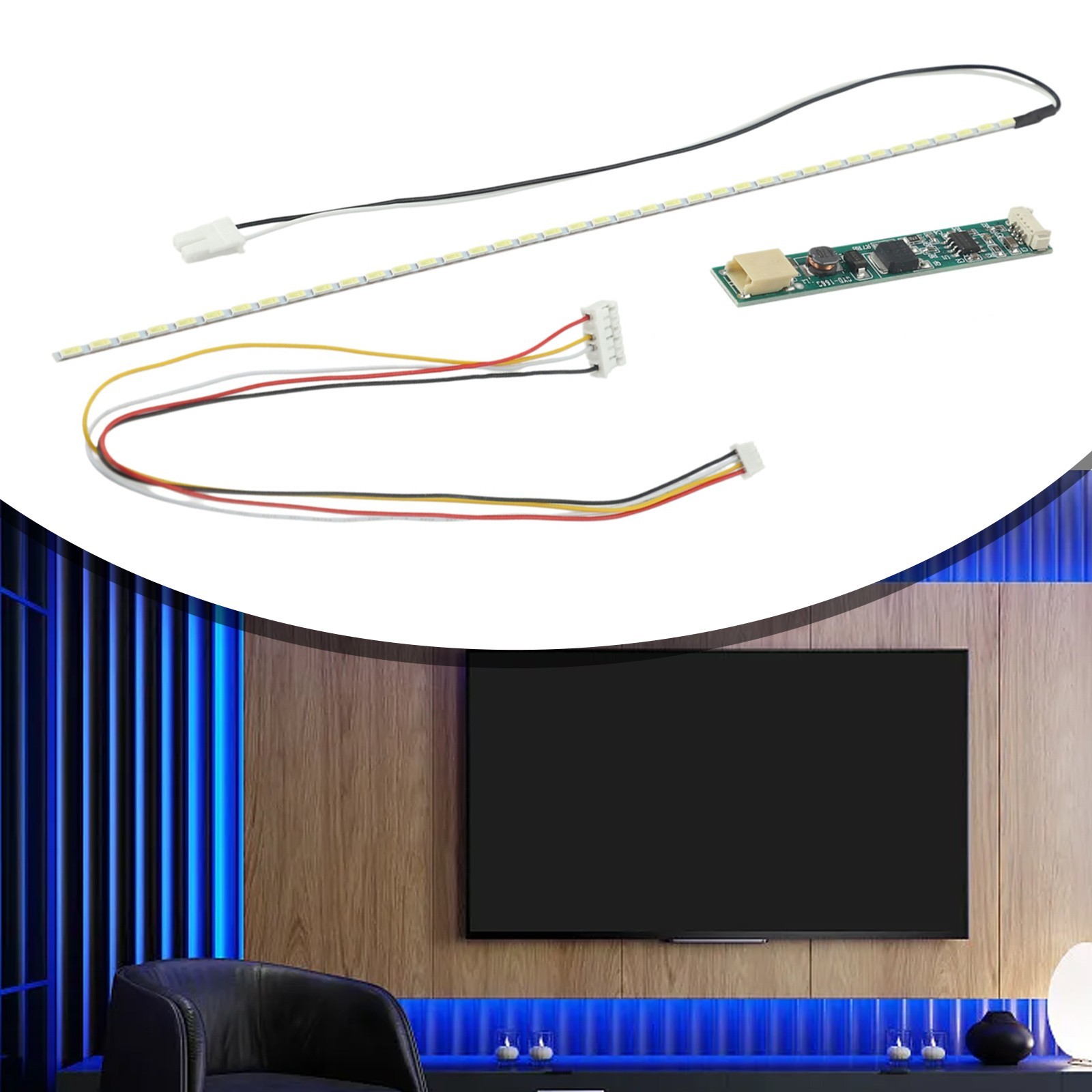 220mm LED Backlight Strip Kit for 10 4 inch LCD Screen Replacement and Upgrade